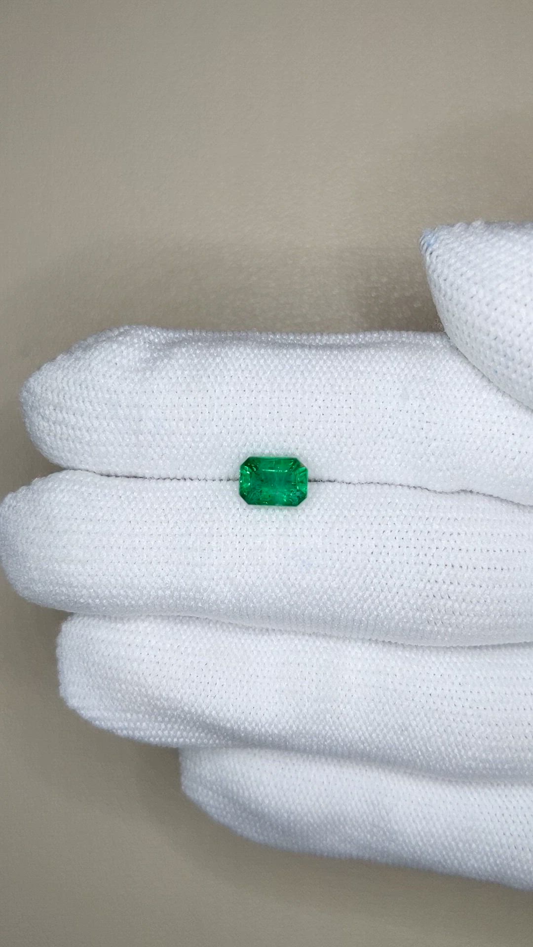 1.24 Ct. Emerald from Zambia Size Video