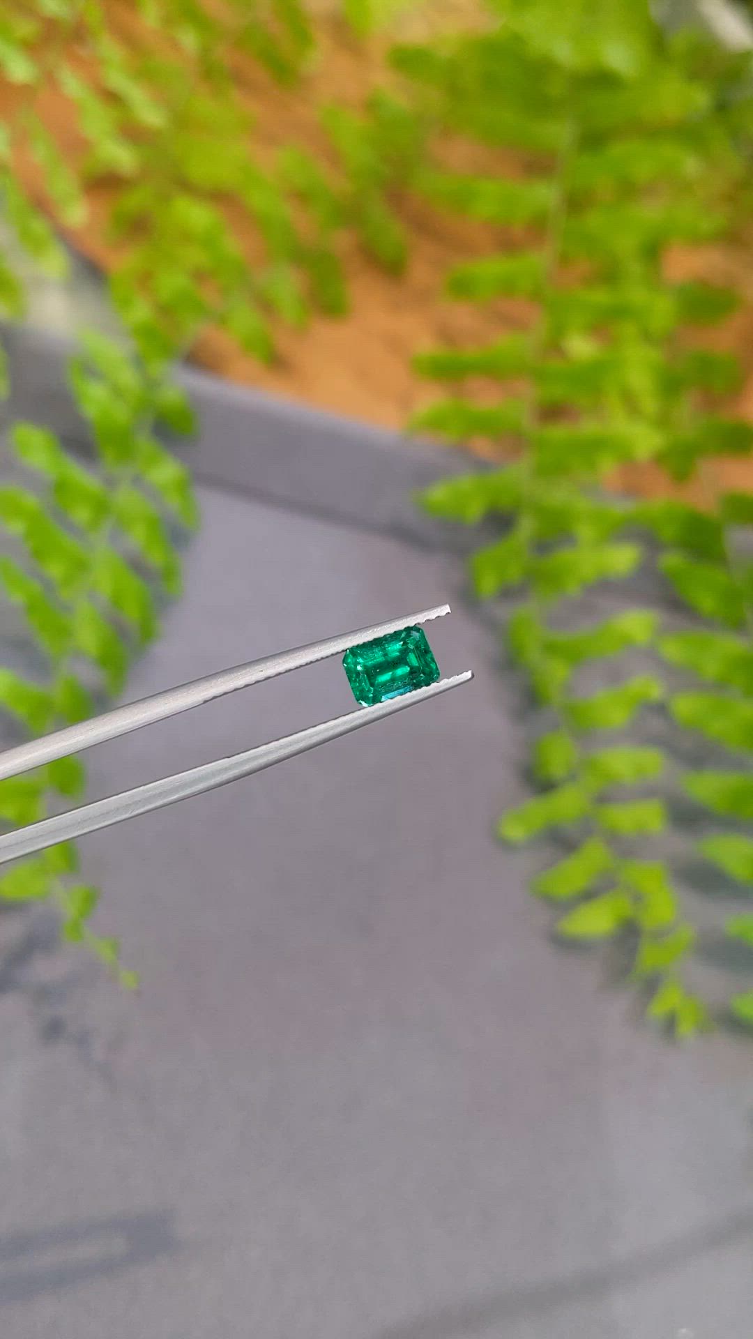 1.01 Ct. Emerald from Zambia Size Video