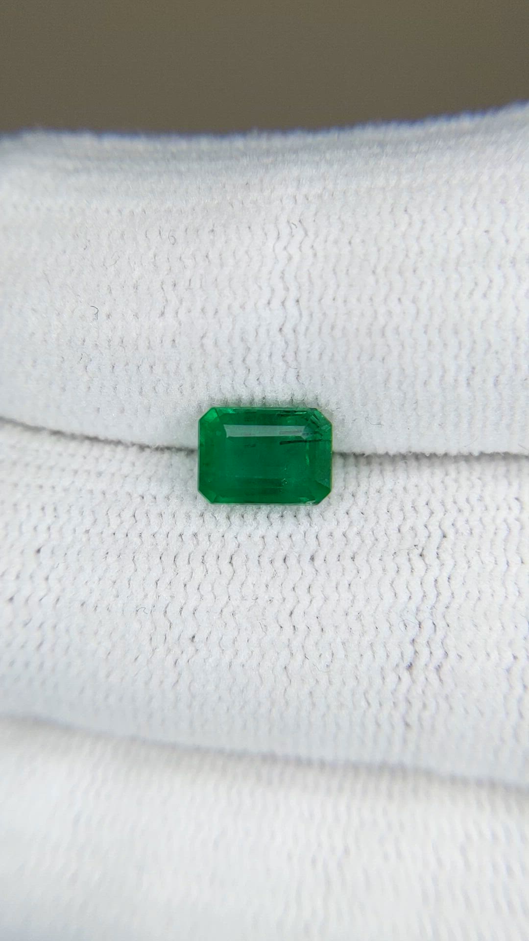 1.25 Ct. Emerald from Zambia Size Video