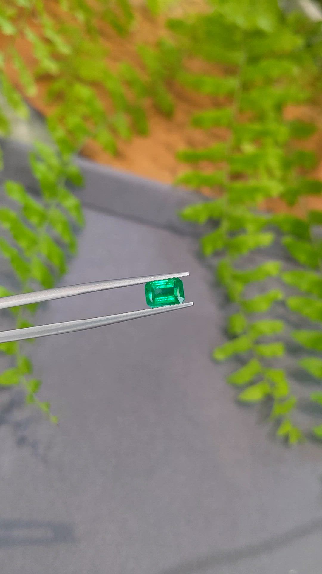 0.89 Ct. Emerald from Zambia Size Video