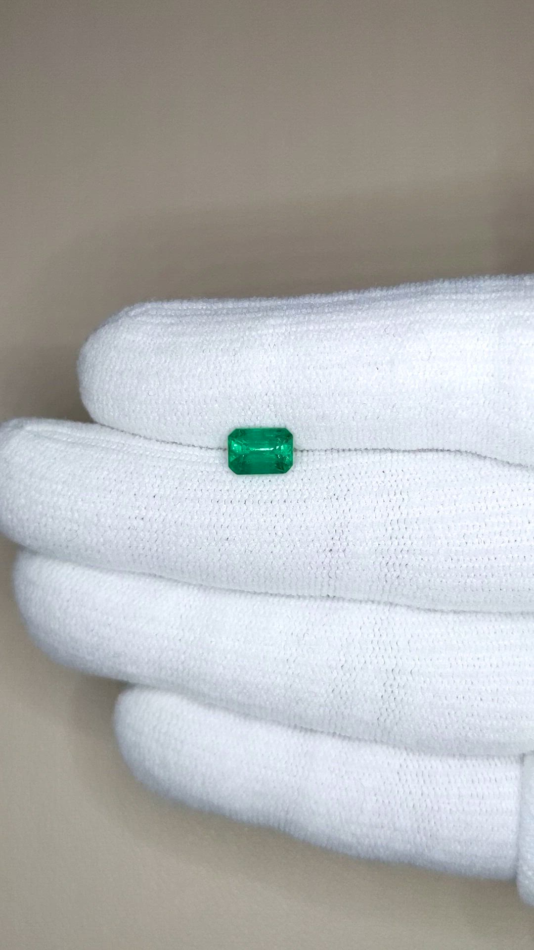 1.16 Ct. Emerald from Zambia Size Video