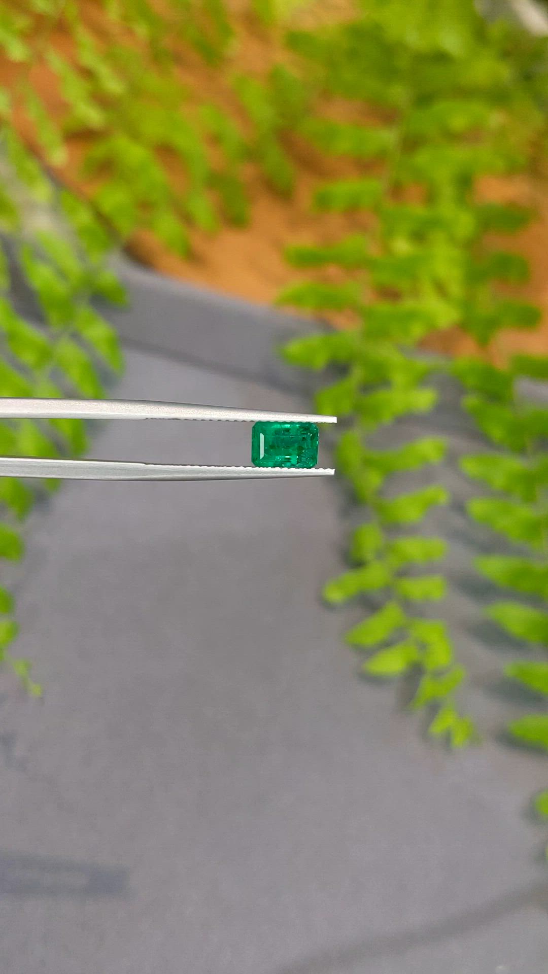 1.12 Ct. Emerald from Zambia Size Video