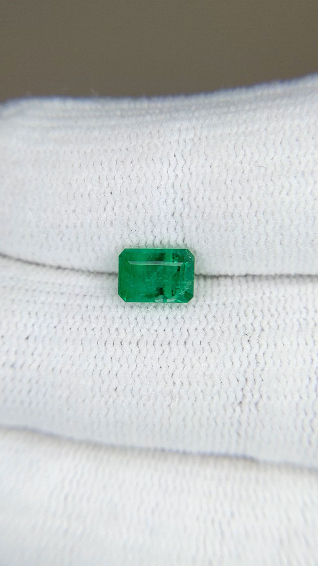 1.12 Ct. Emerald from Zambia Size Video