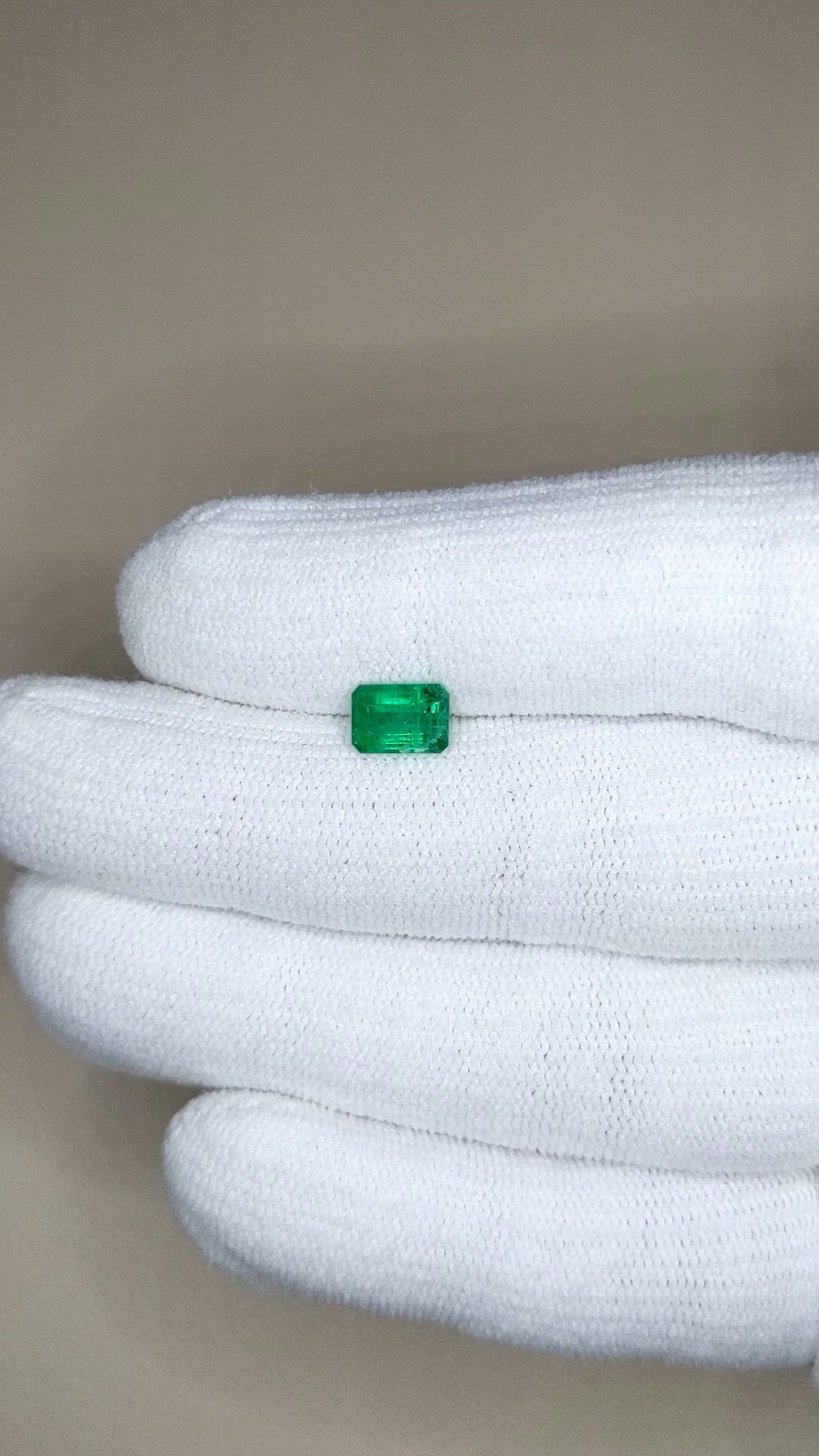 1.12 Ct. Emerald from Zambia Size Video