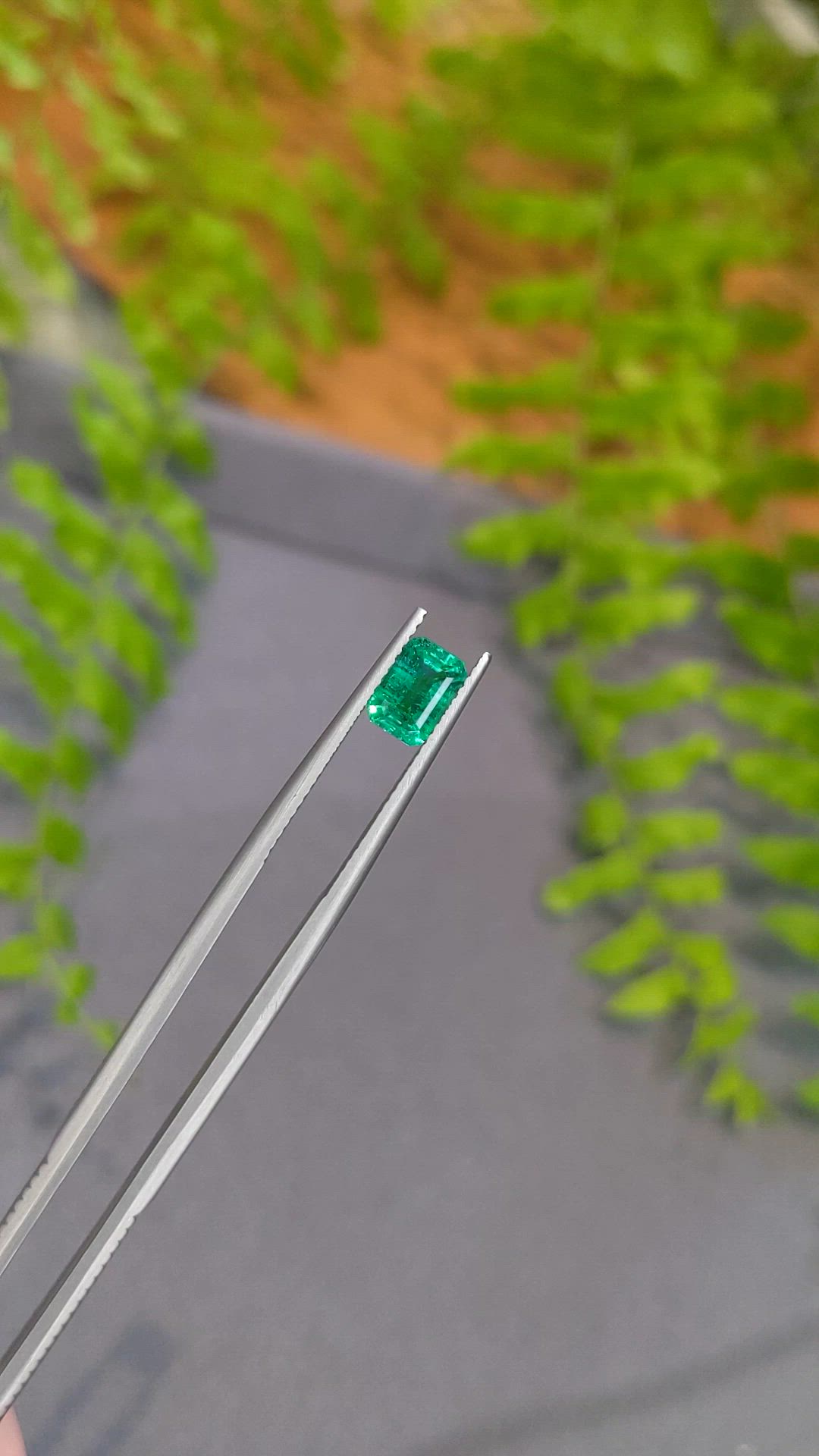 1.05 Ct. Emerald from Zambia Size Video