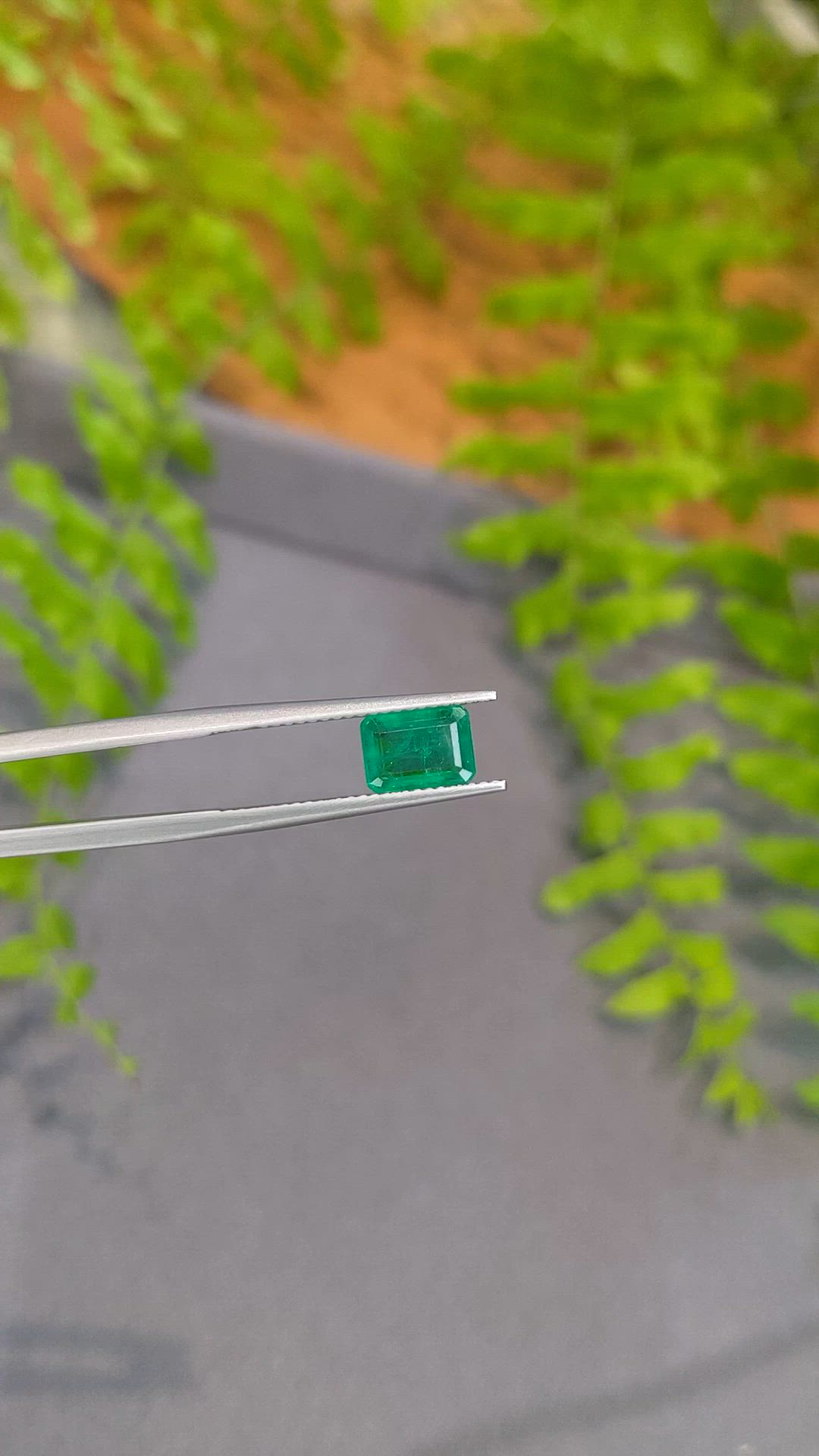 1.26 Ct. Emerald from Zambia Size Video