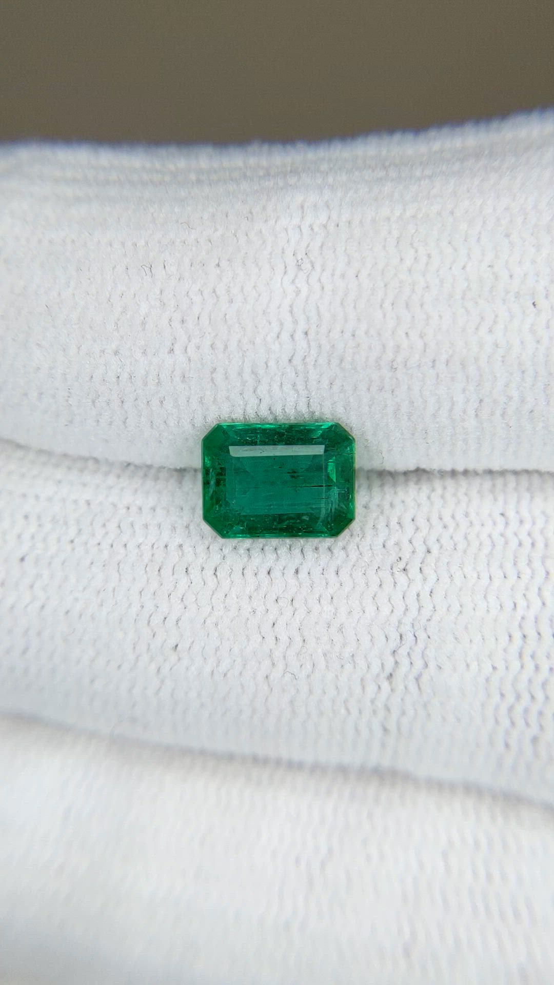 1.54 Ct. Emerald from Zambia Size Video