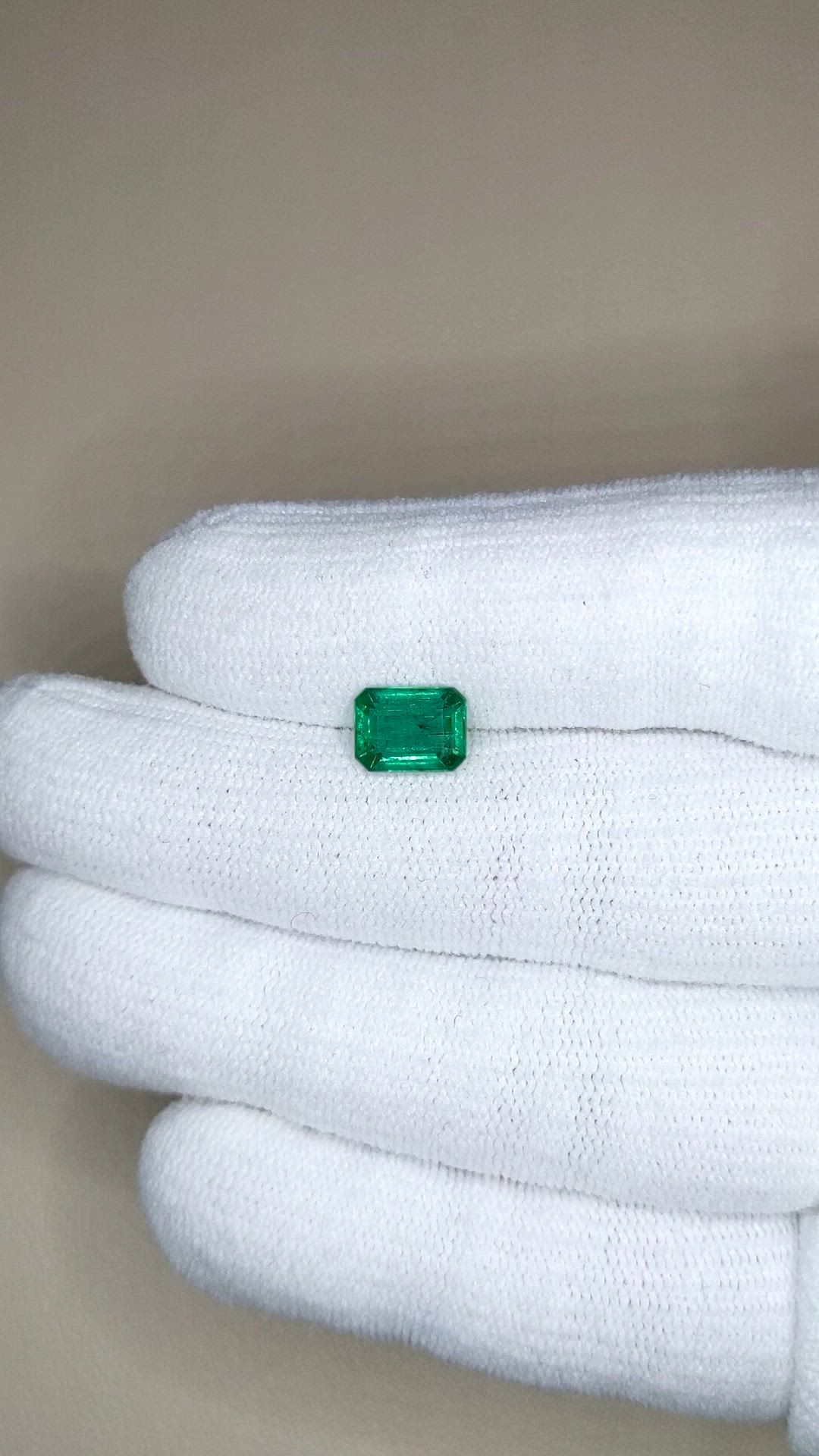 1.54 Ct. Emerald from Zambia Size Video