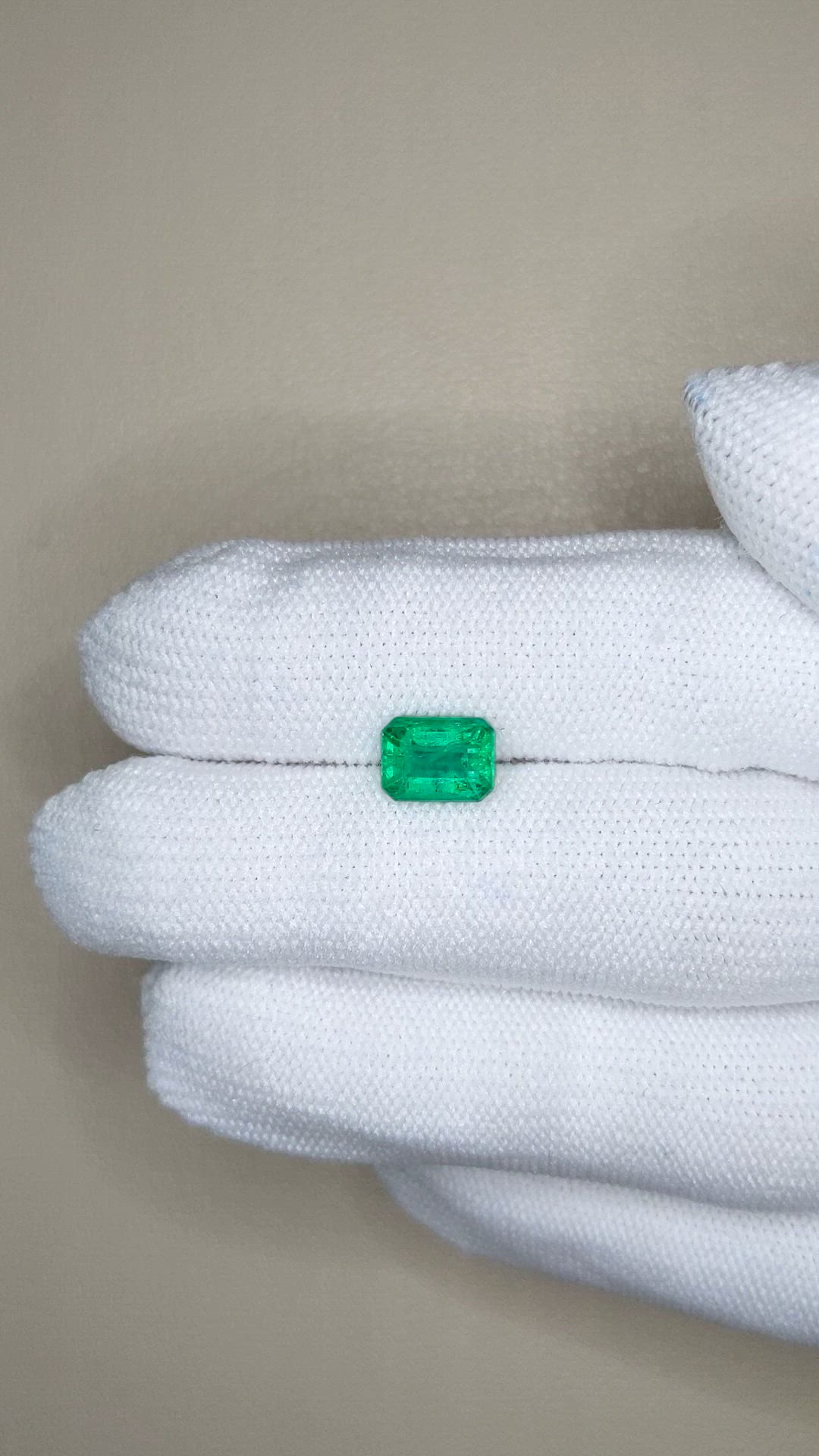 1.42 Ct. Emerald from Zambia Size Video