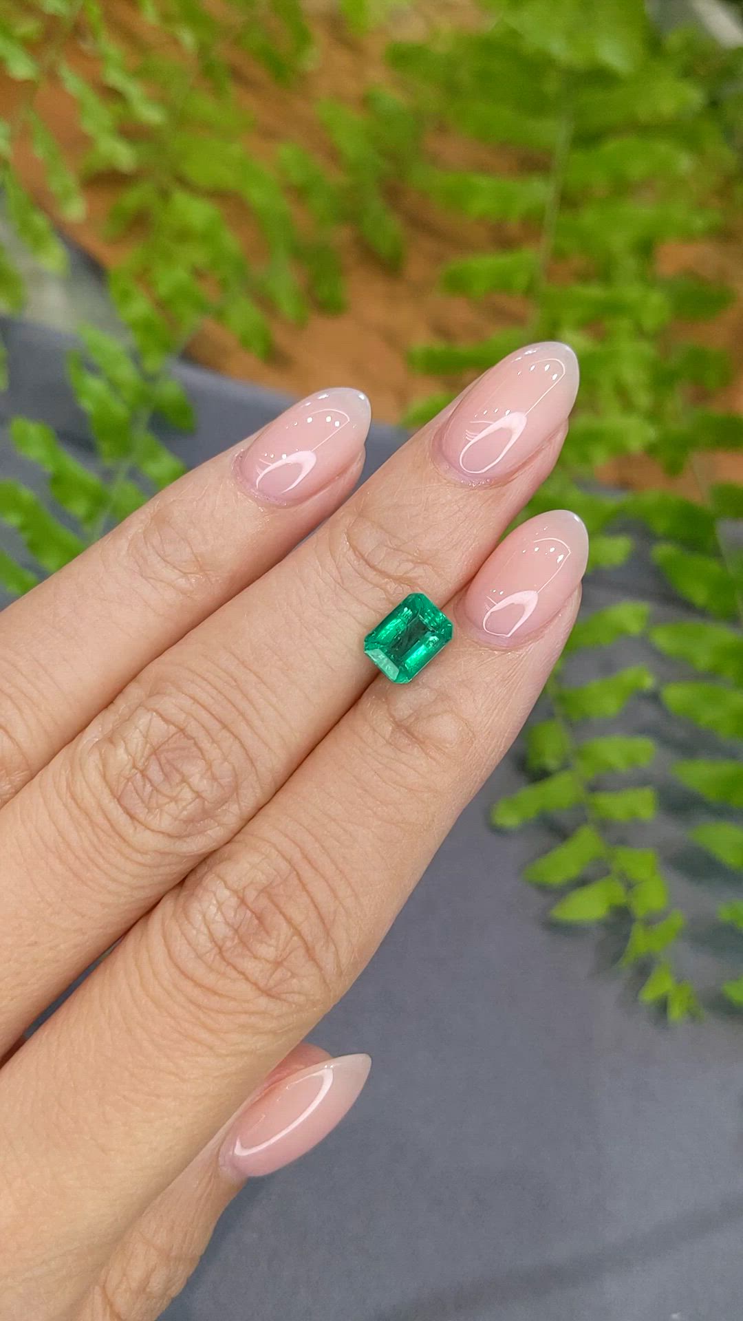 1.42 Ct. Emerald from Zambia Size Video