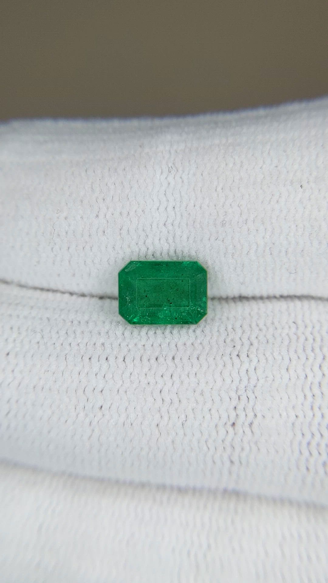 1.54 Ct. Emerald from Zambia Size Video