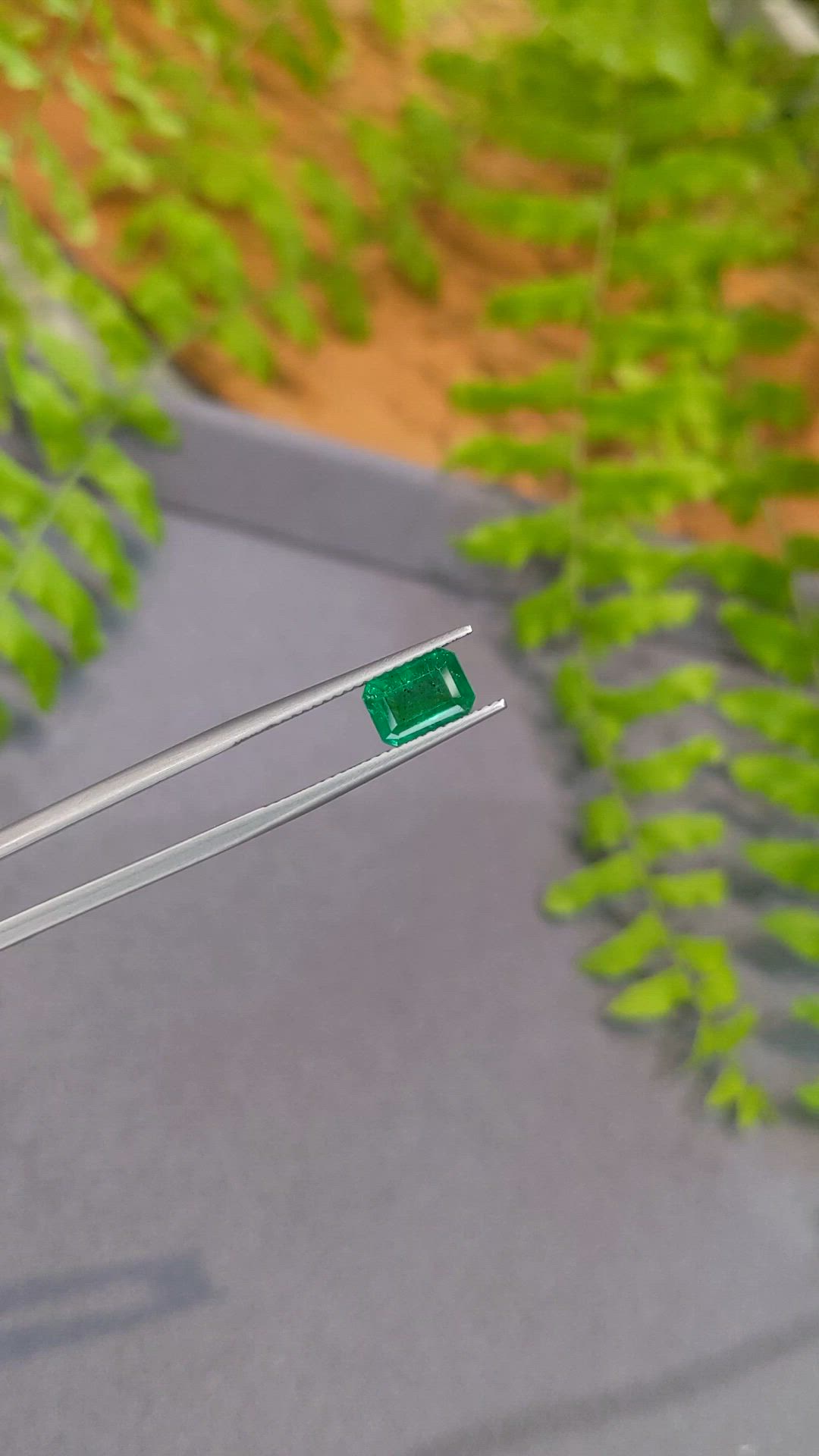 1.54 Ct. Emerald from Zambia Size Video
