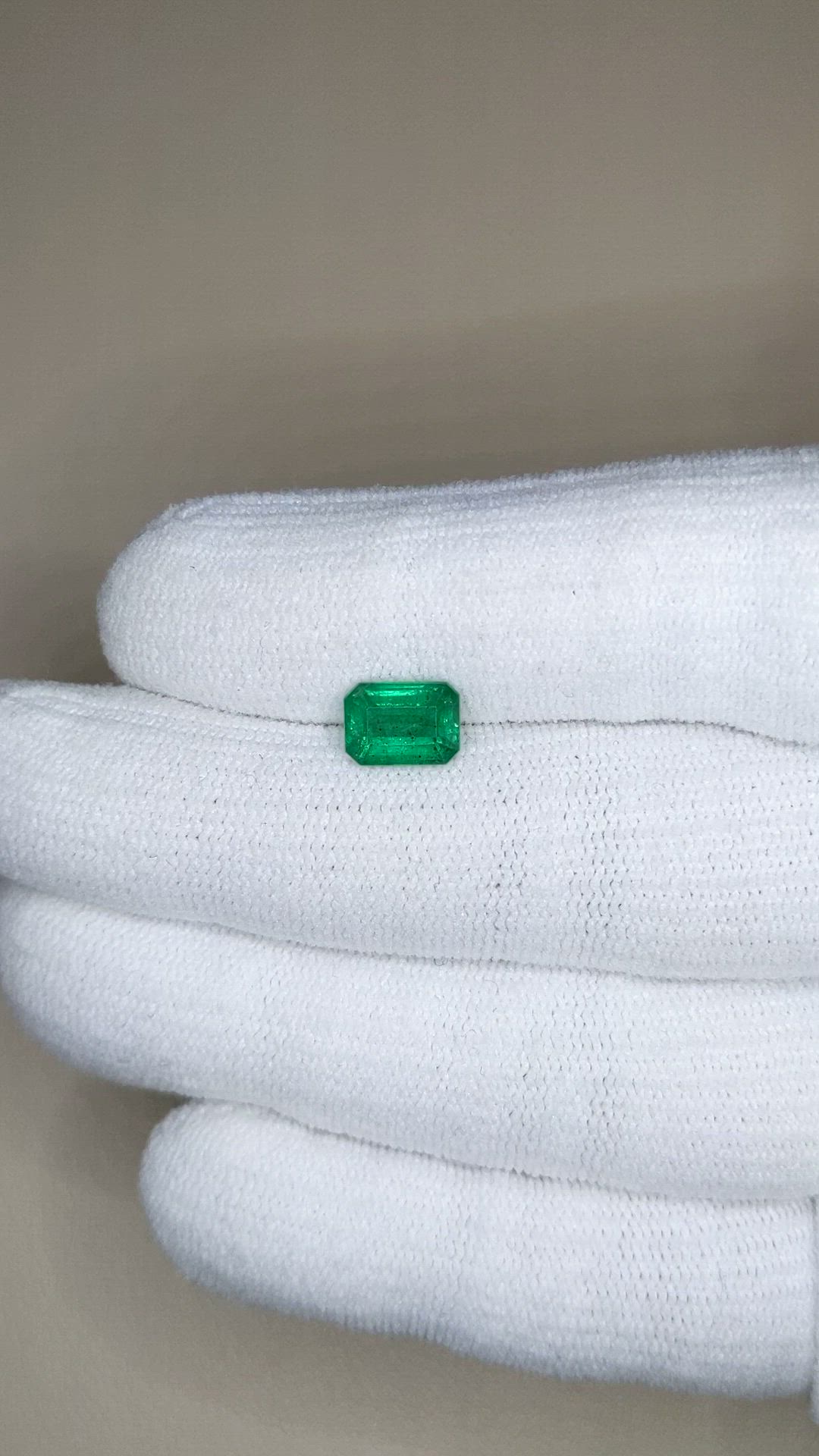 1.54 Ct. Emerald from Zambia Size Video