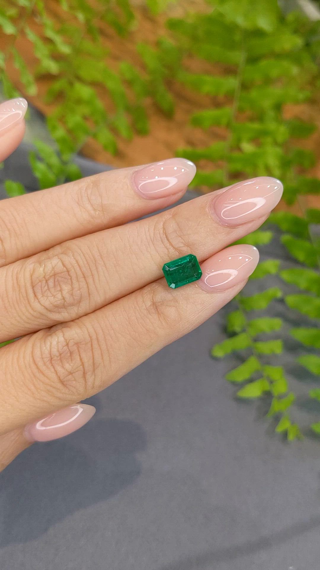 1.43 Ct. Emerald from Zambia Size Video
