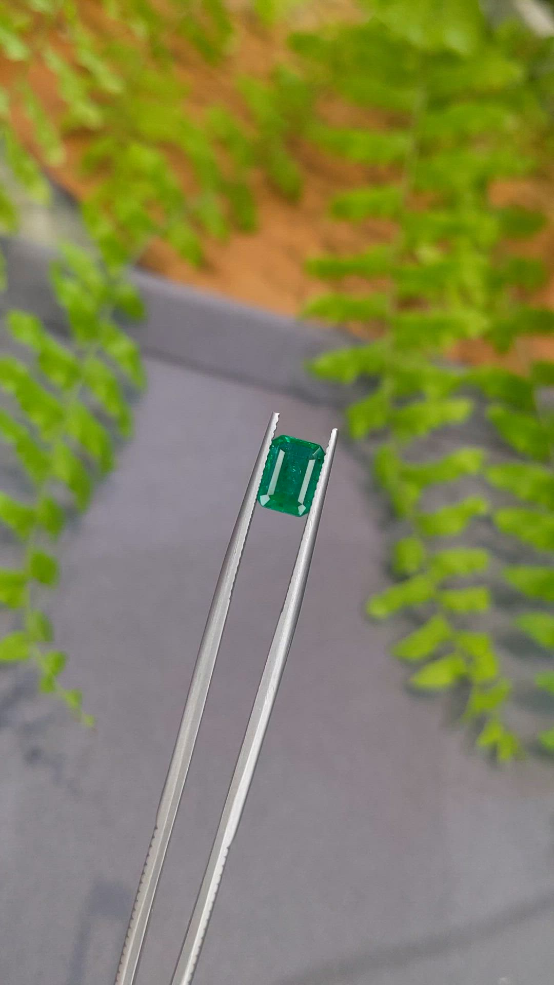 1.43 Ct. Emerald from Zambia Size Video