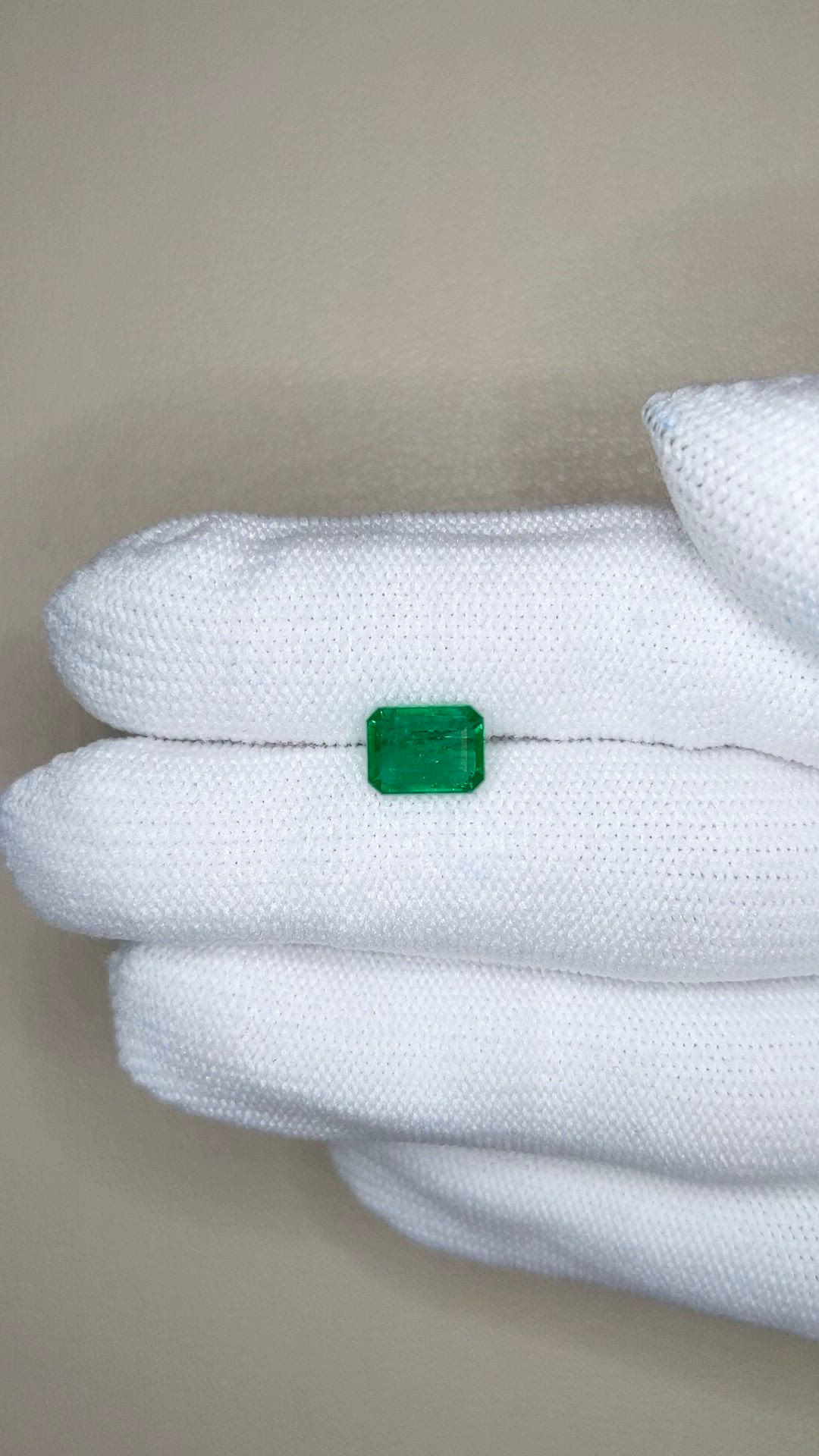 1.43 Ct. Emerald from Zambia Size Video