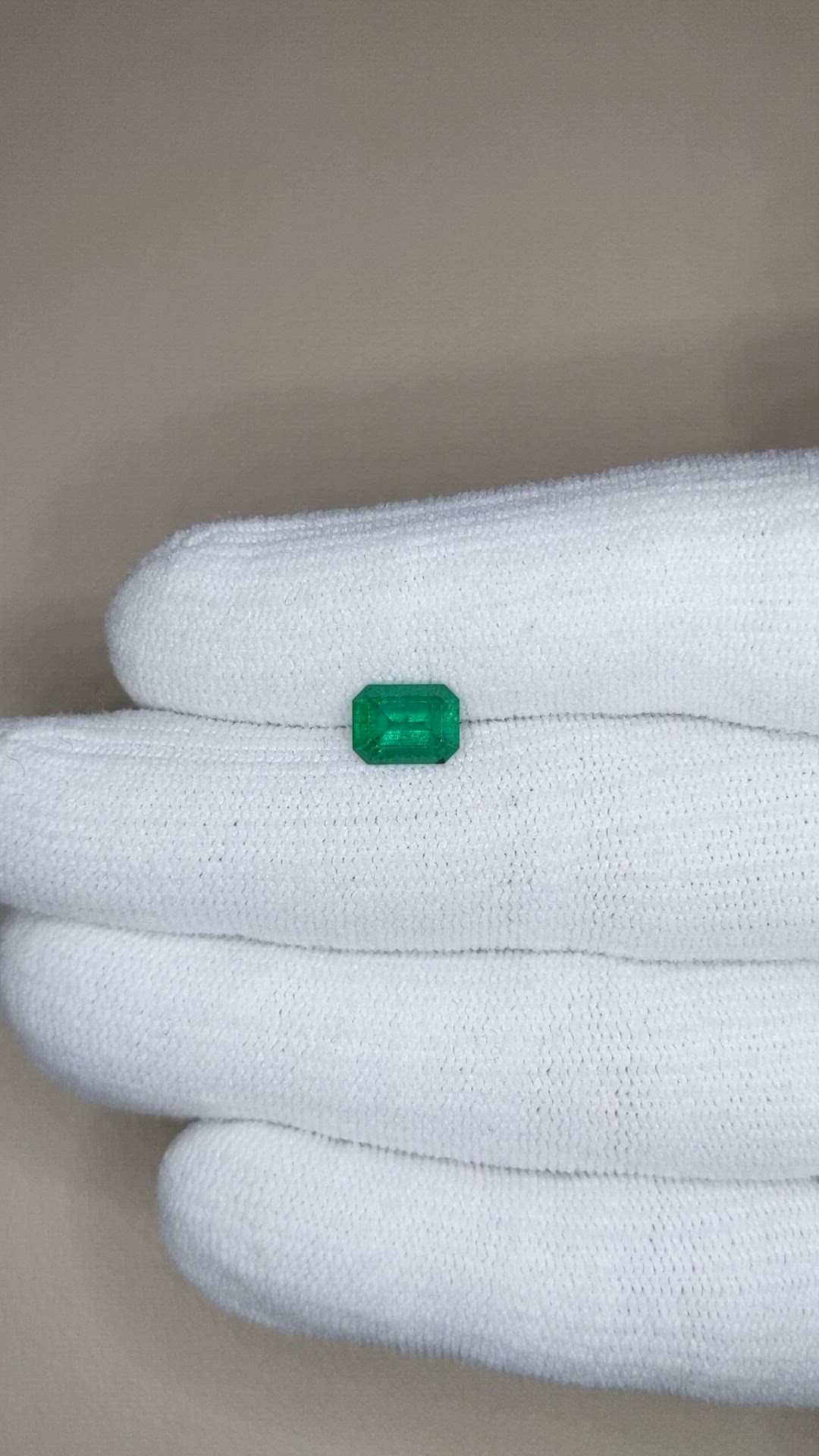 1.52 Ct. Emerald from Zambia Size Video