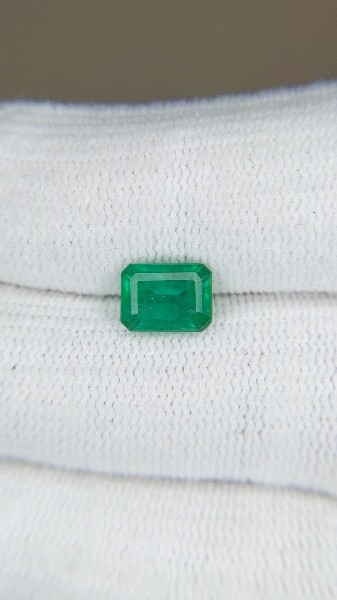 1.55 Ct. Emerald from Zambia Size Video