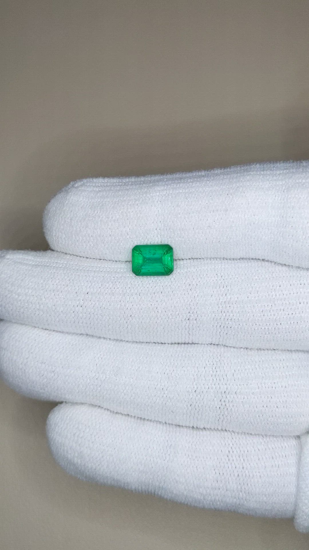 1.55 Ct. Emerald from Zambia Size Video
