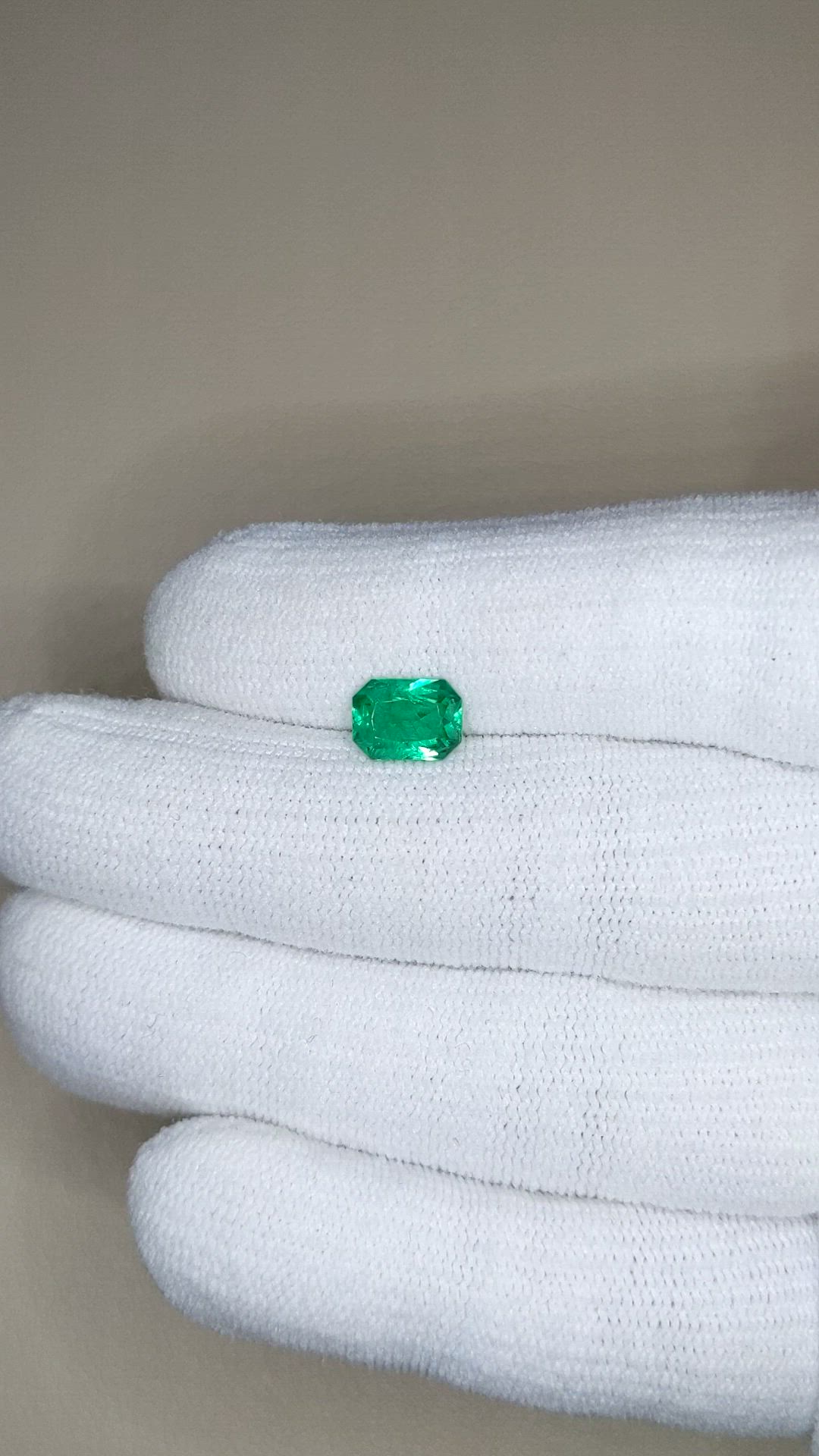 1.14 Ct. Emerald from Zambia Size Video
