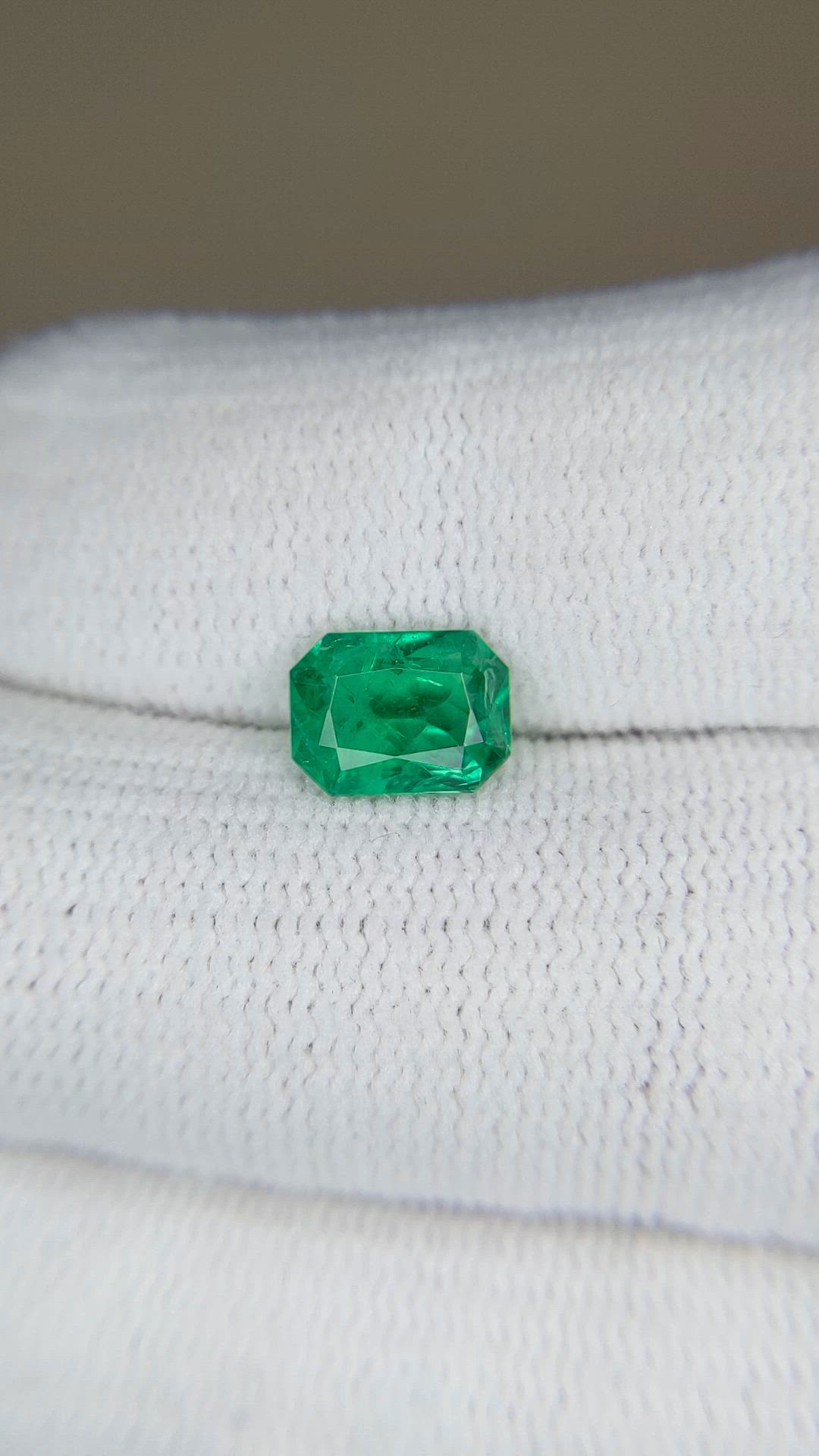 1.14 Ct. Emerald from Zambia Size Video