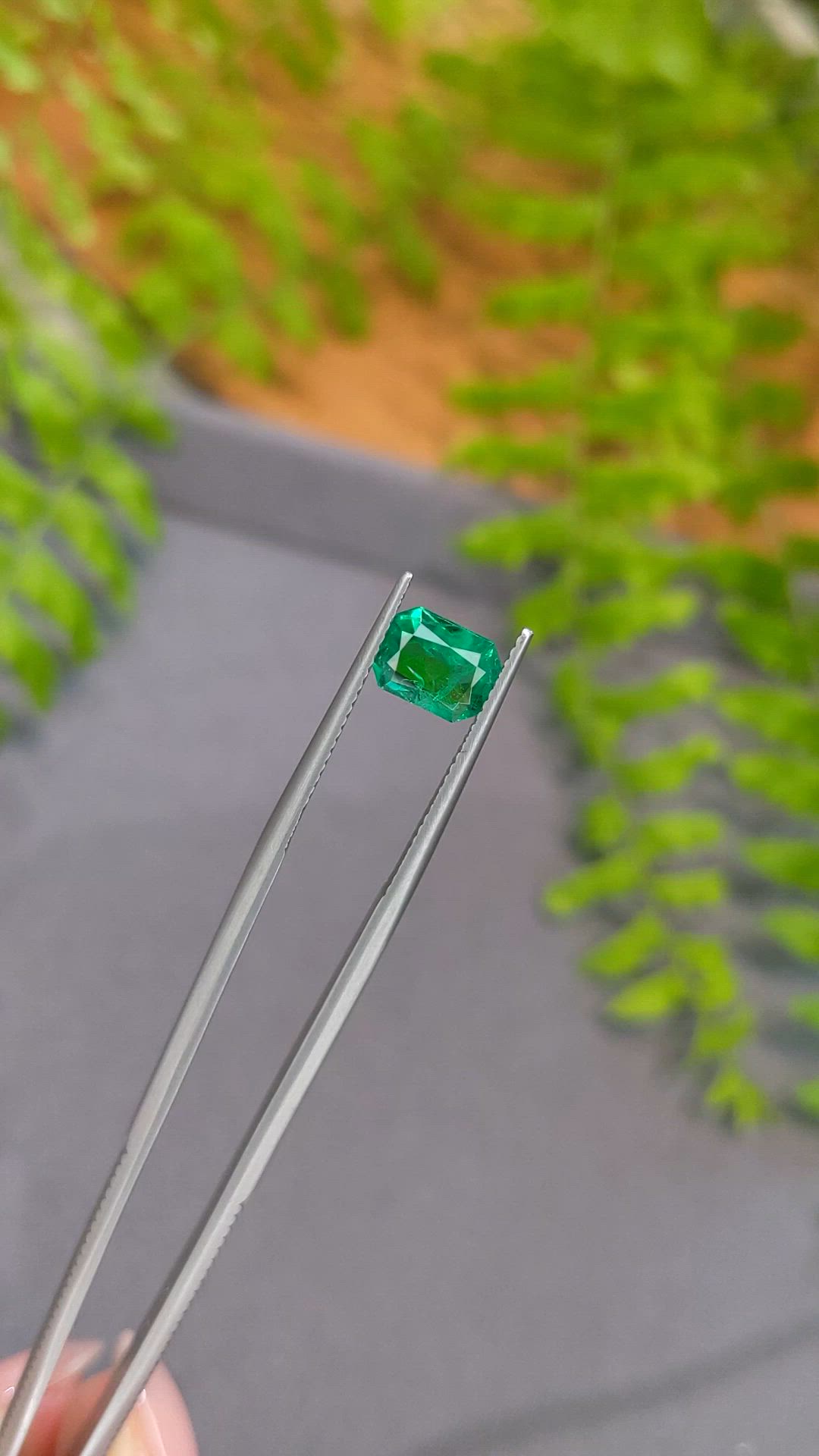 1.14 Ct. Emerald from Zambia Size Video