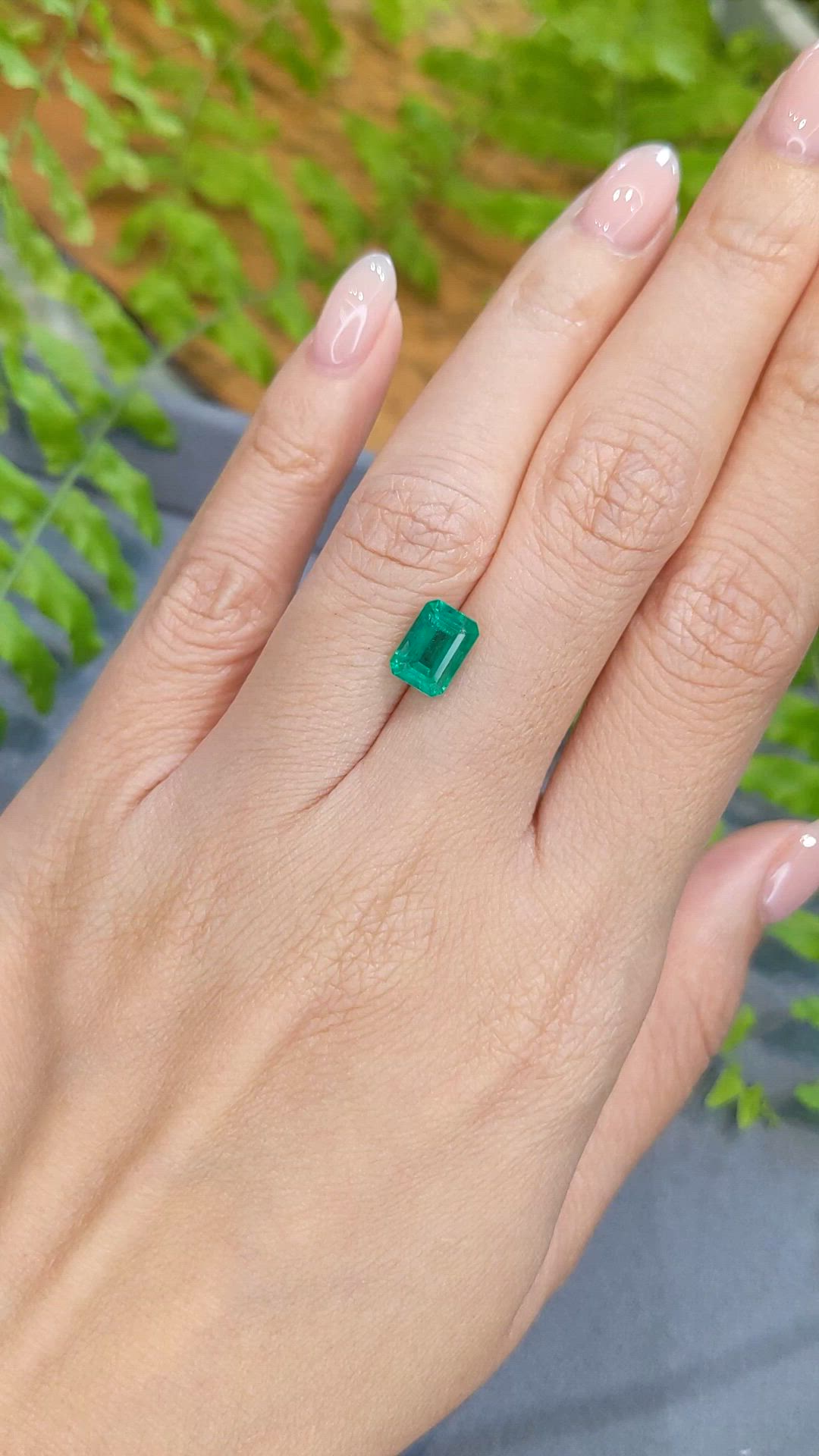 1.78 Ct. Emerald from Zambia Size Video