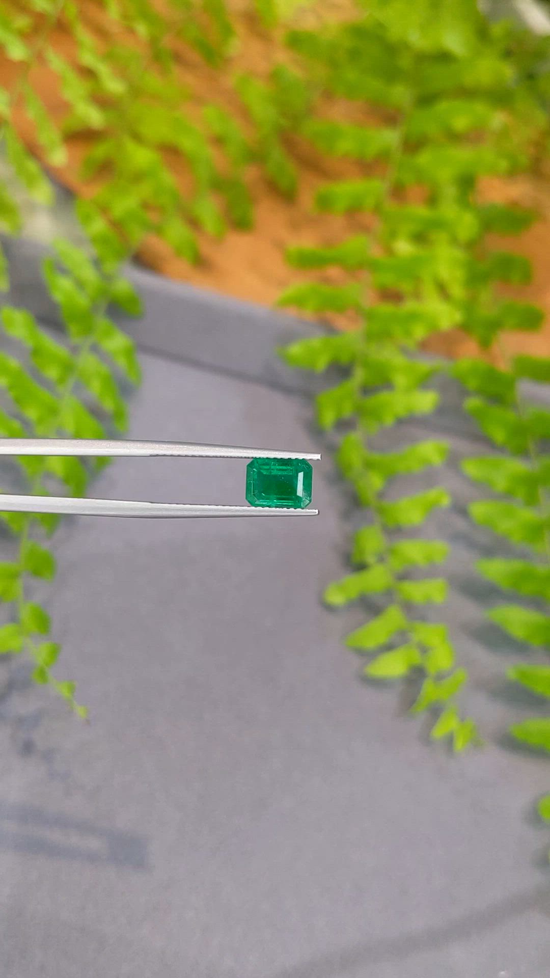 1.89 Ct. Emerald from Zambia Size Video