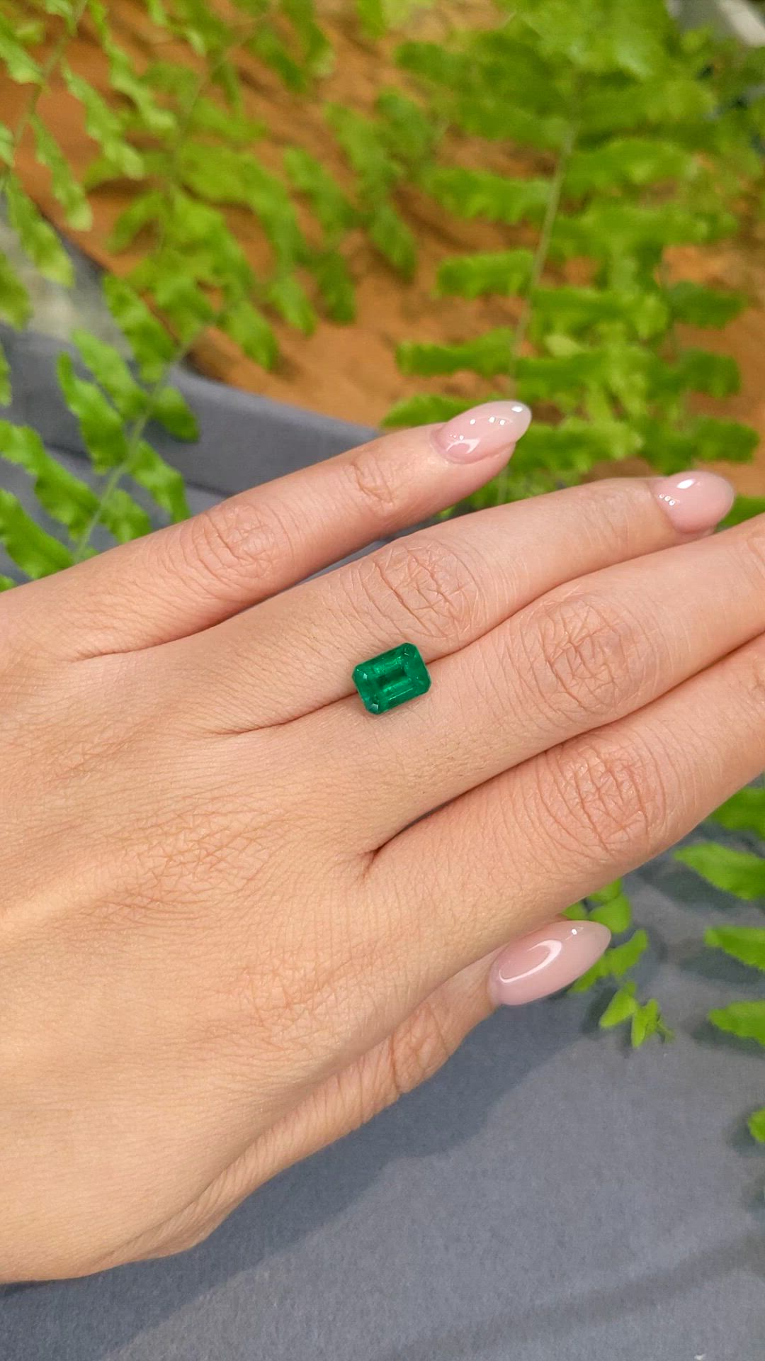 1.77 Ct. Emerald from Zambia Size Video