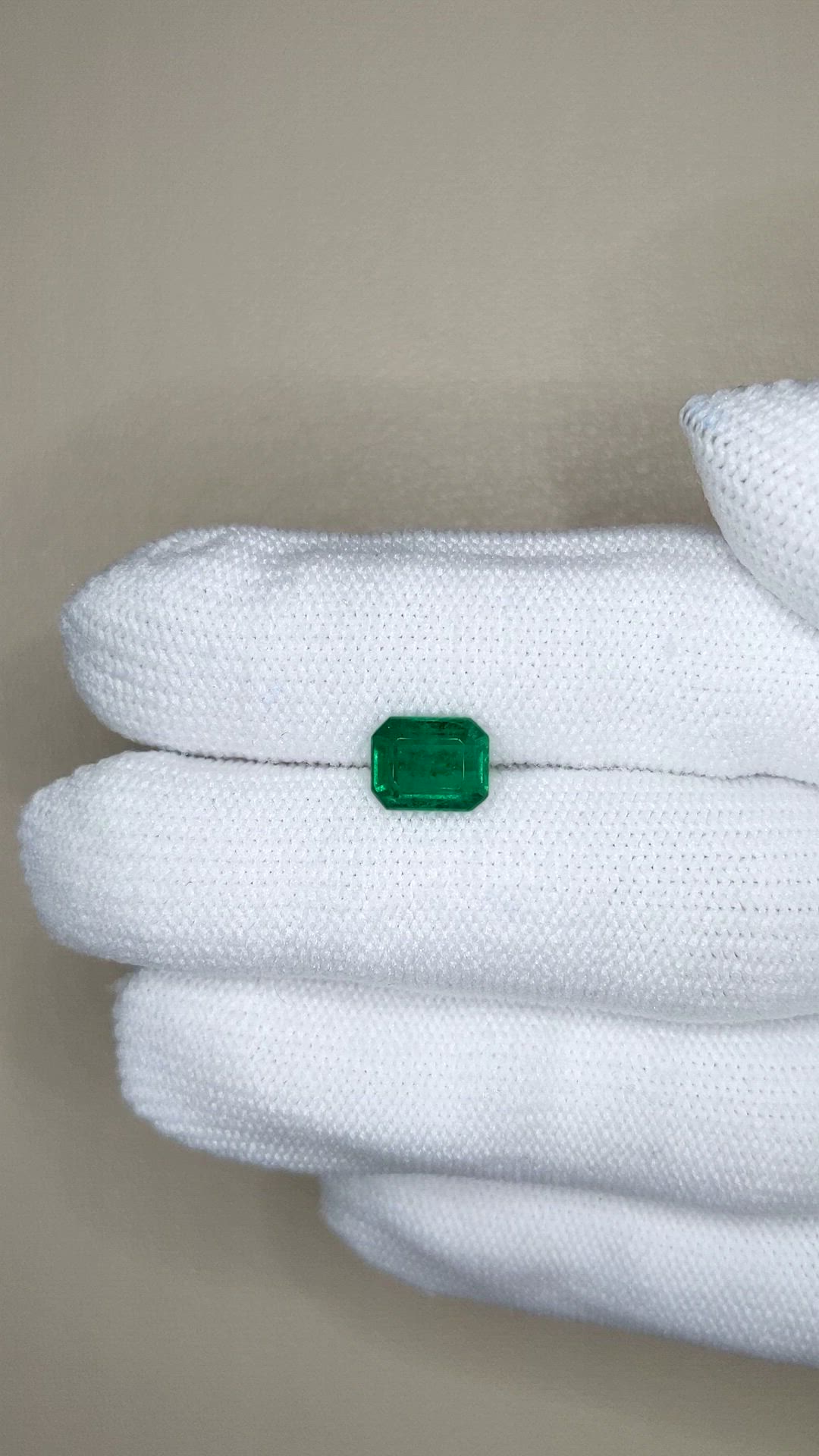 1.43 Ct. Emerald from Zambia Size Video