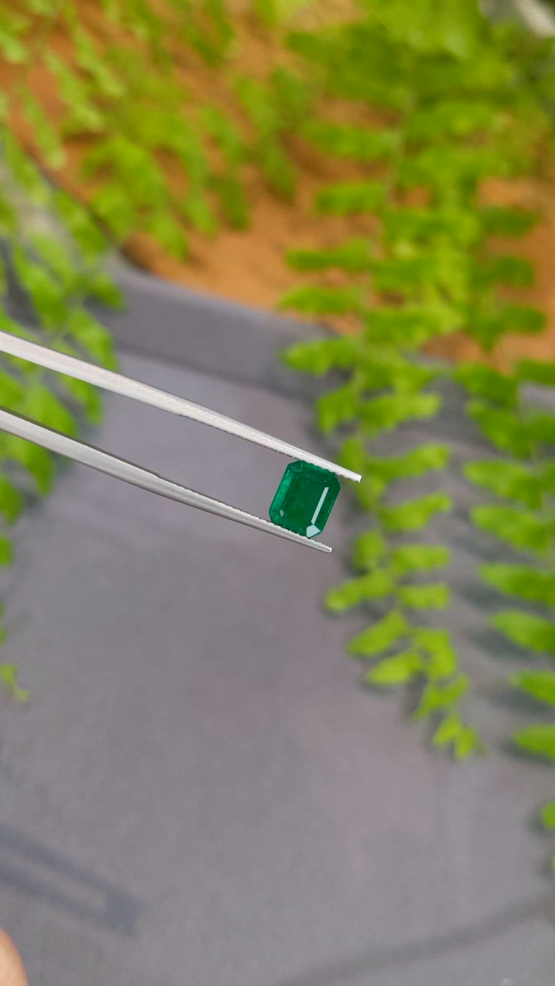 1.43 Ct. Emerald from Zambia Size Video