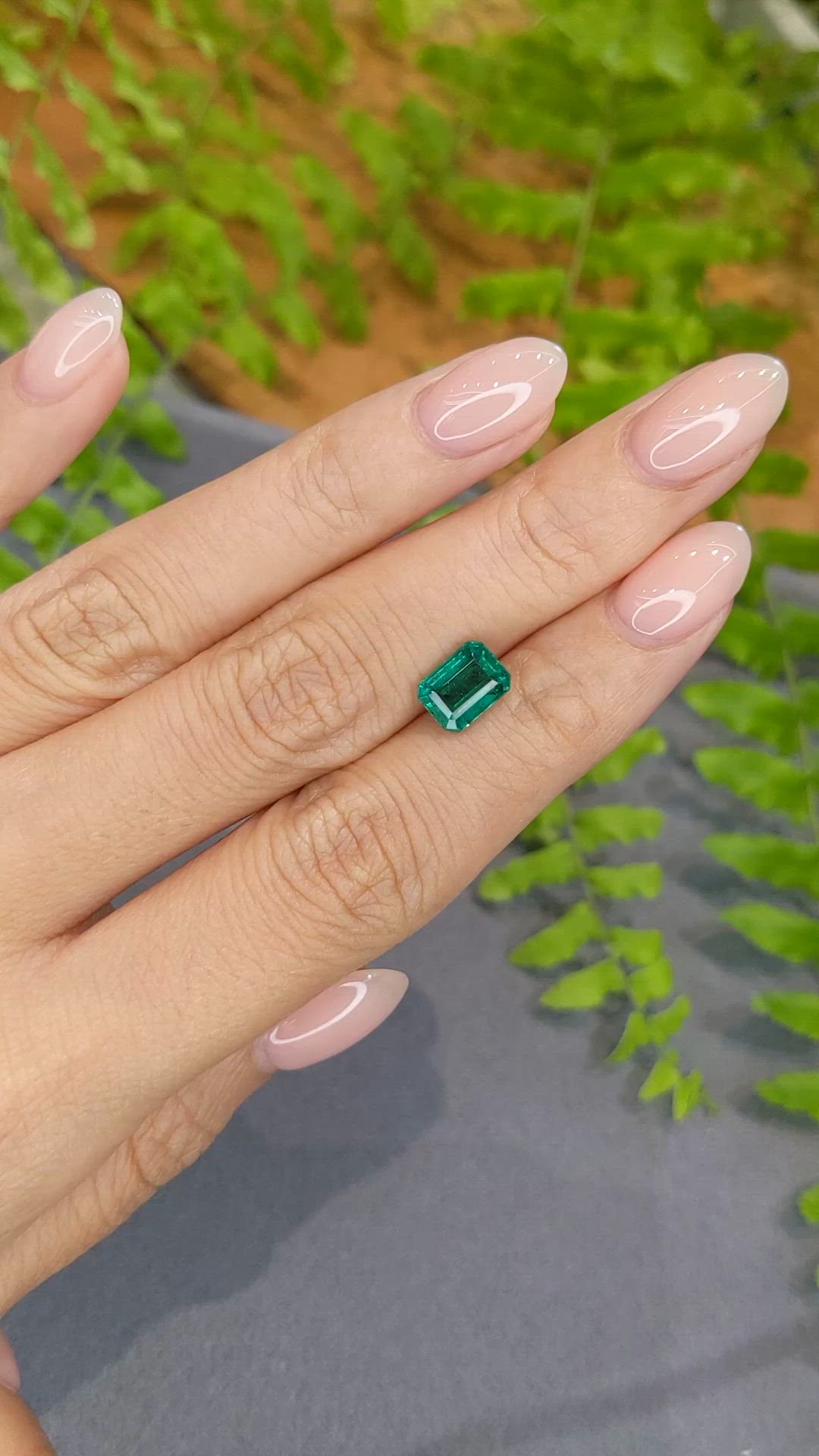 1.78 Ct. Emerald from Zambia Size Video