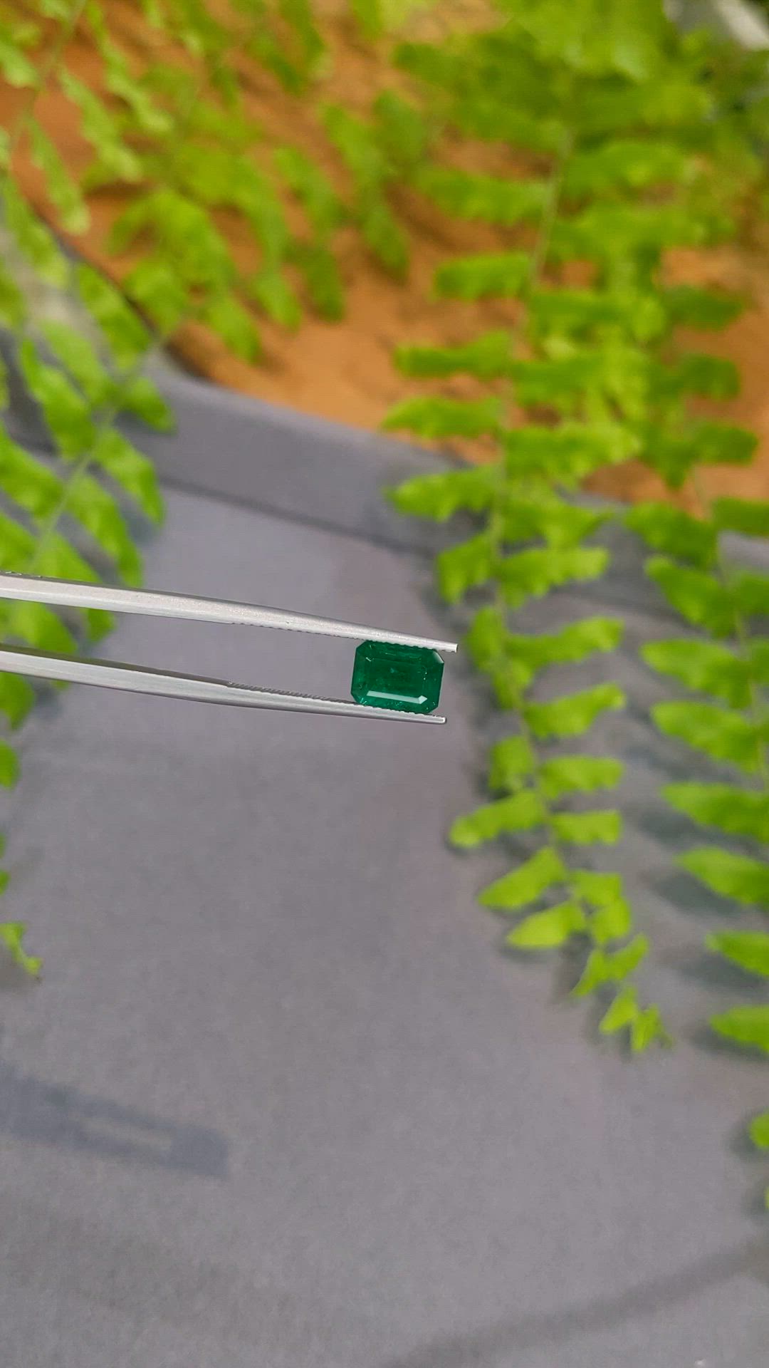 2.00 Ct. Emerald from Zambia Size Video