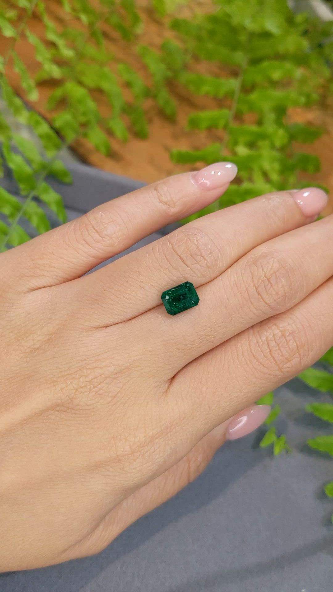 2.00 Ct. Emerald from Zambia Size Video