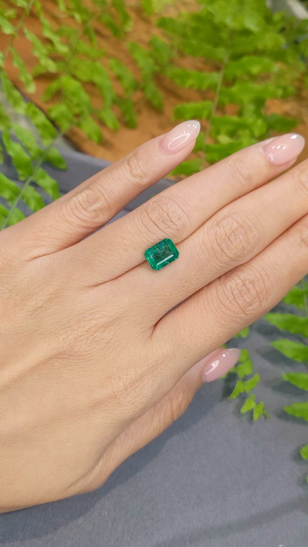 2.02 Ct. Emerald from Zambia Size Video
