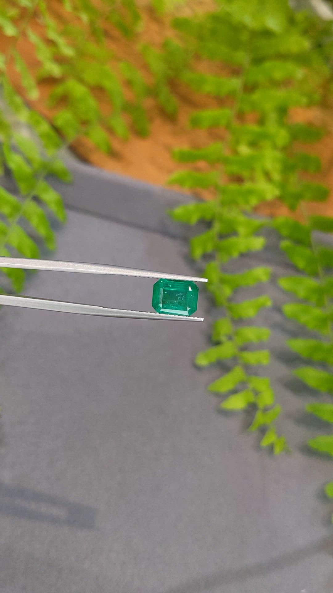 2.56 Ct. Emerald from Zambia Size Video