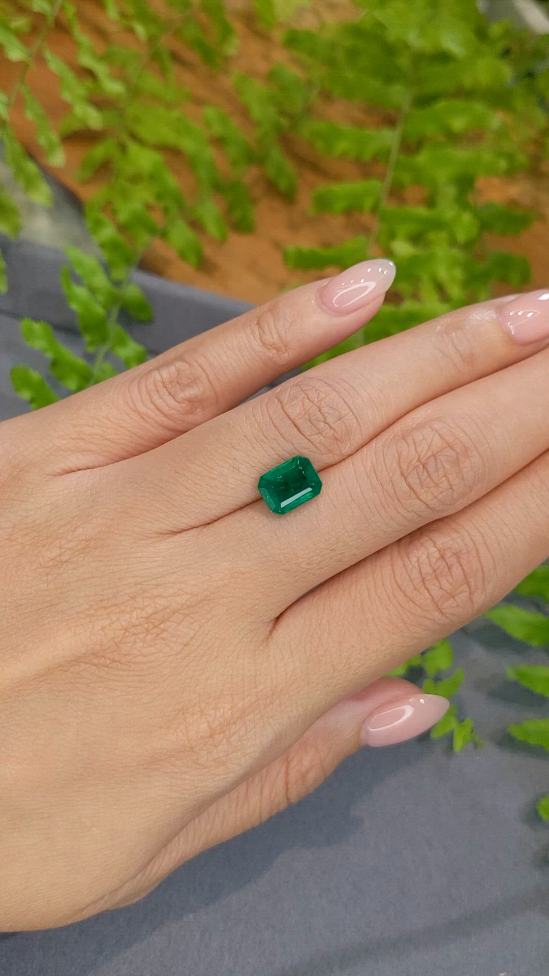 2.03 Ct. Emerald from Zambia Size Video