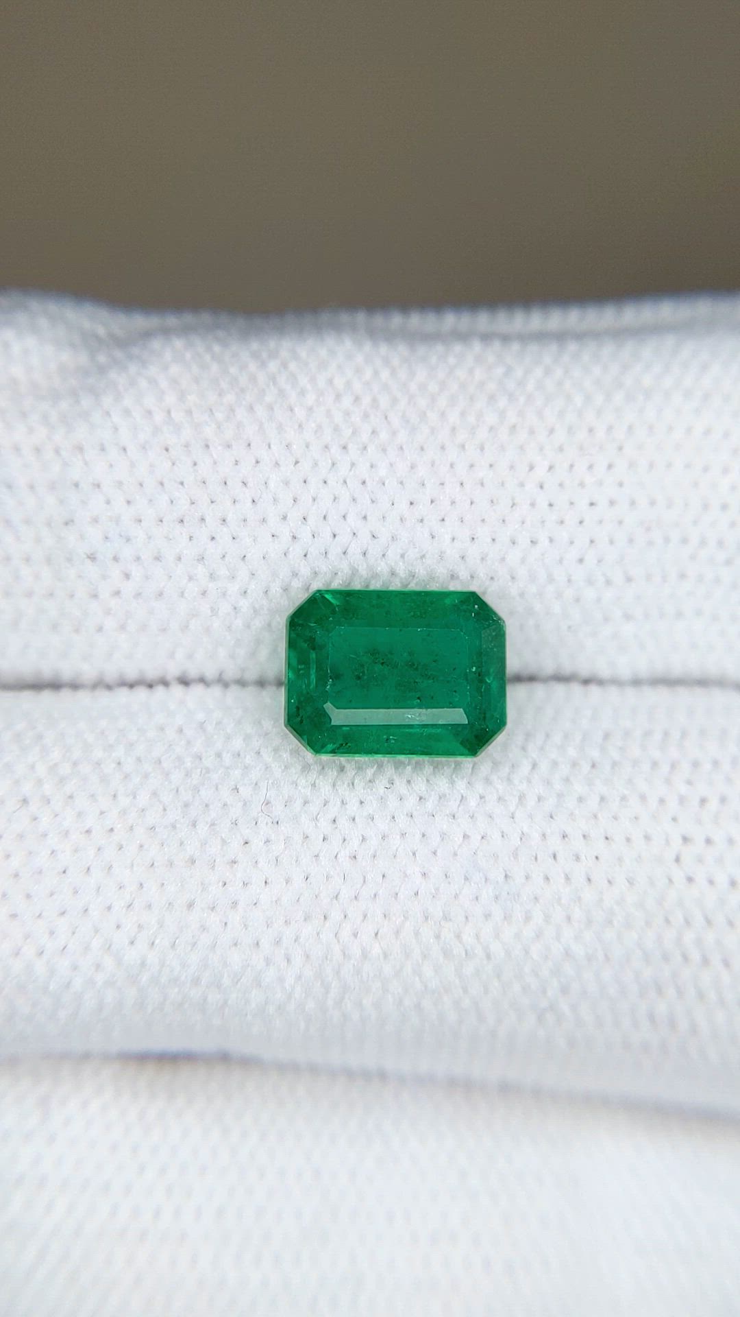 2.03 Ct. Emerald from Zambia Size Video