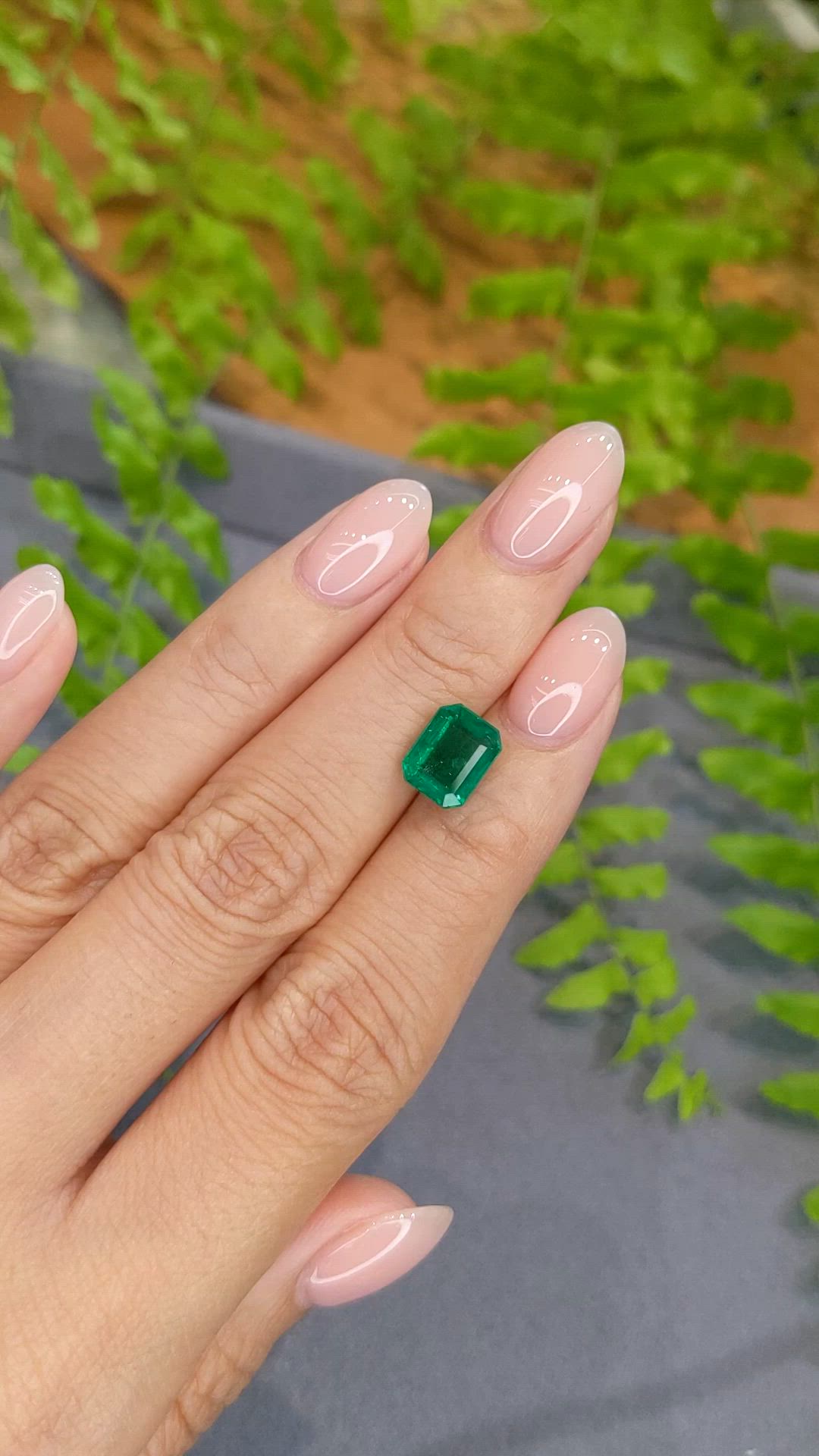 2.60 Ct. Emerald from Zambia Size Video