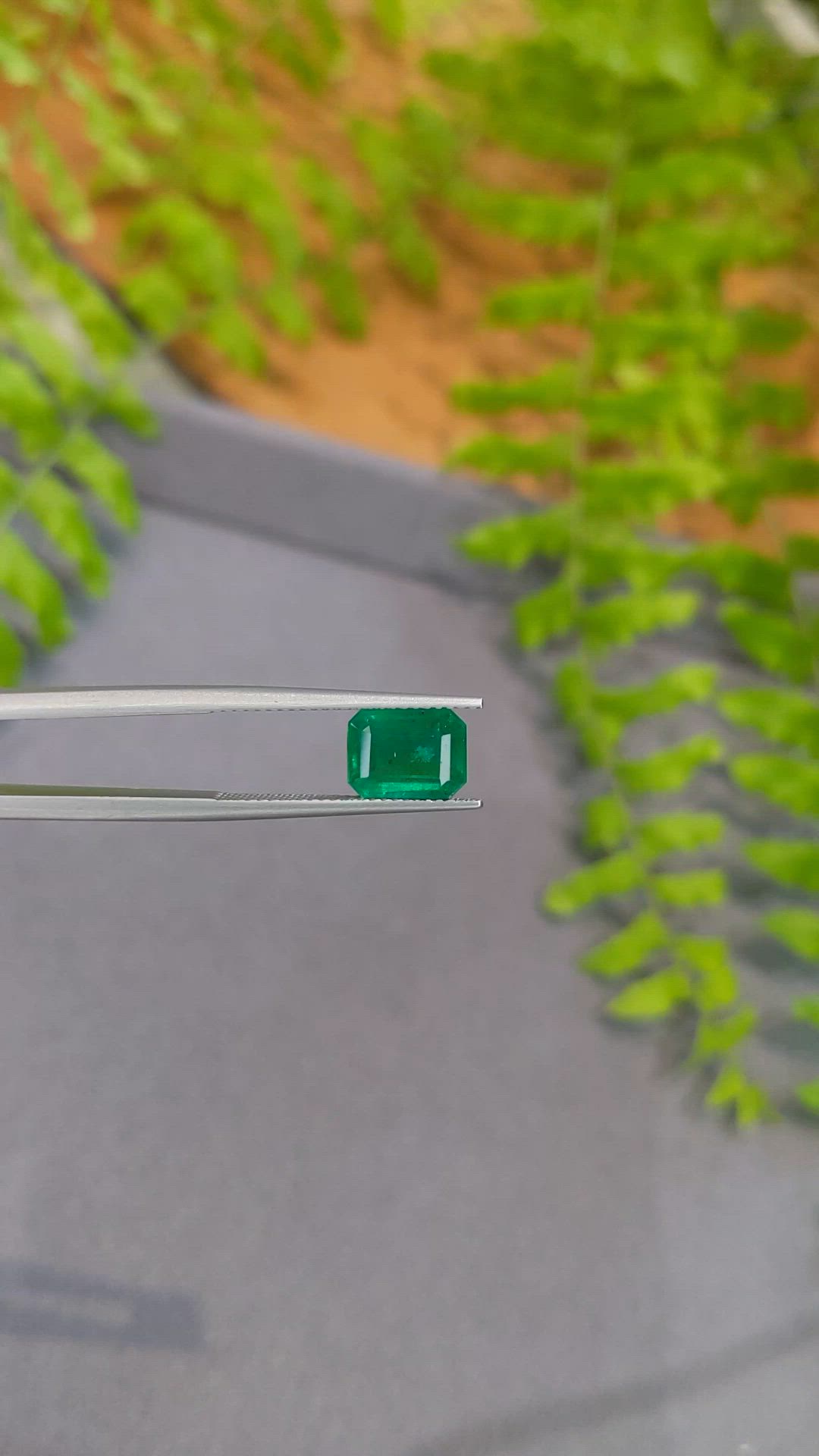 2.94 Ct. Emerald from Zambia Size Video