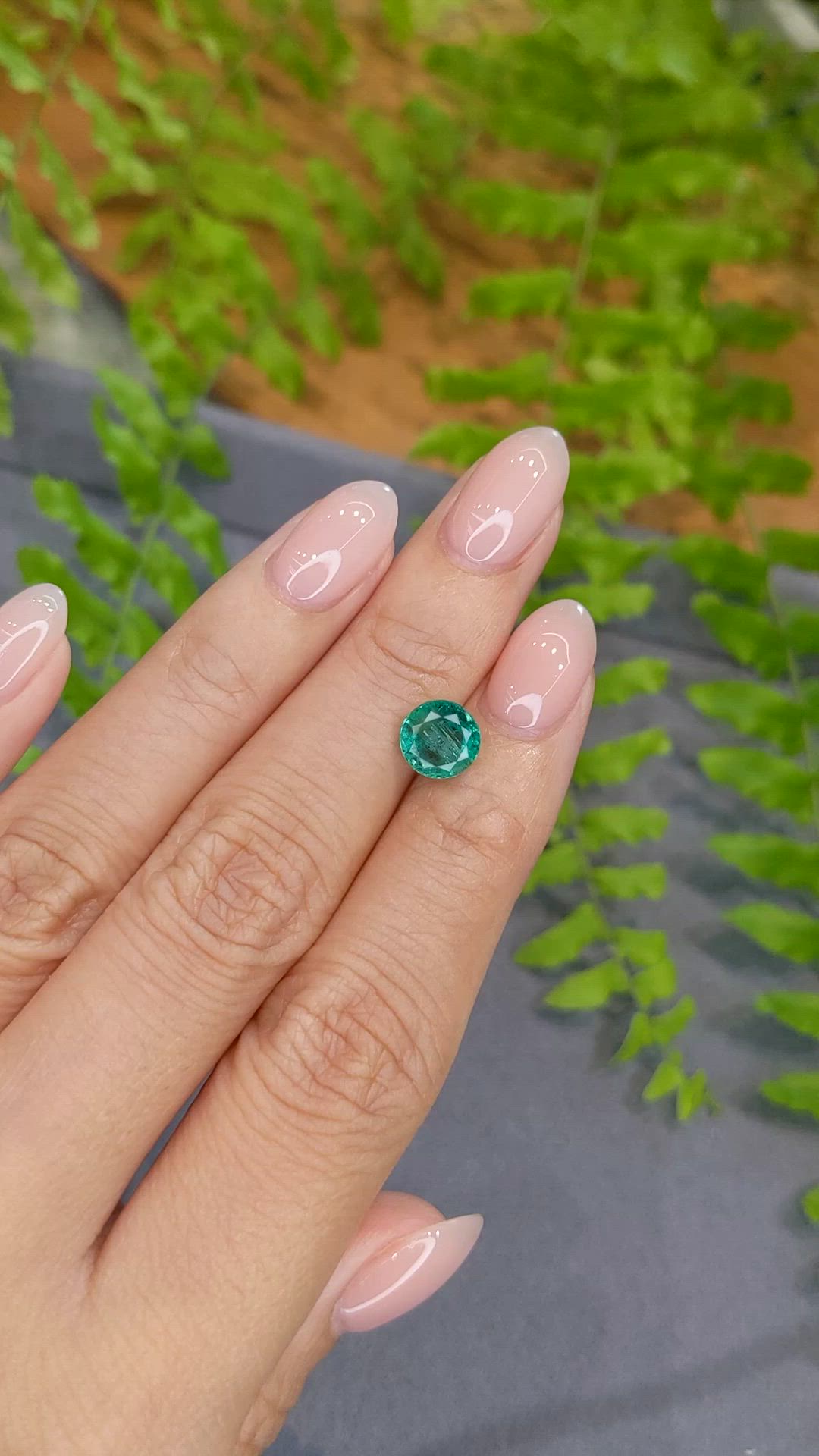 1.91 Ct. Emerald from Zambia Size Video