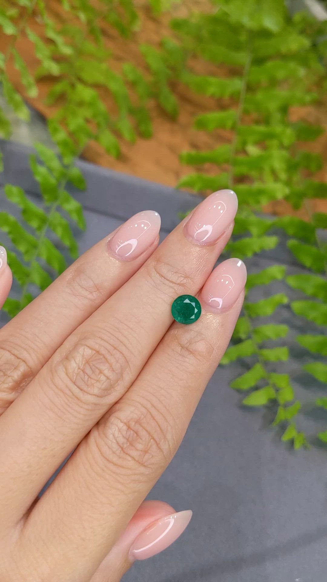 1.14 Ct. Emerald from Zambia Size Video