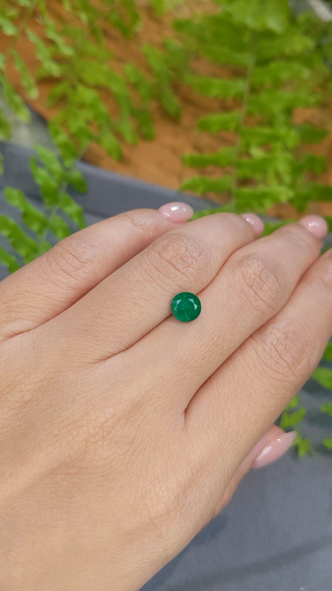 1.11 Ct. Emerald from Zambia Size Video