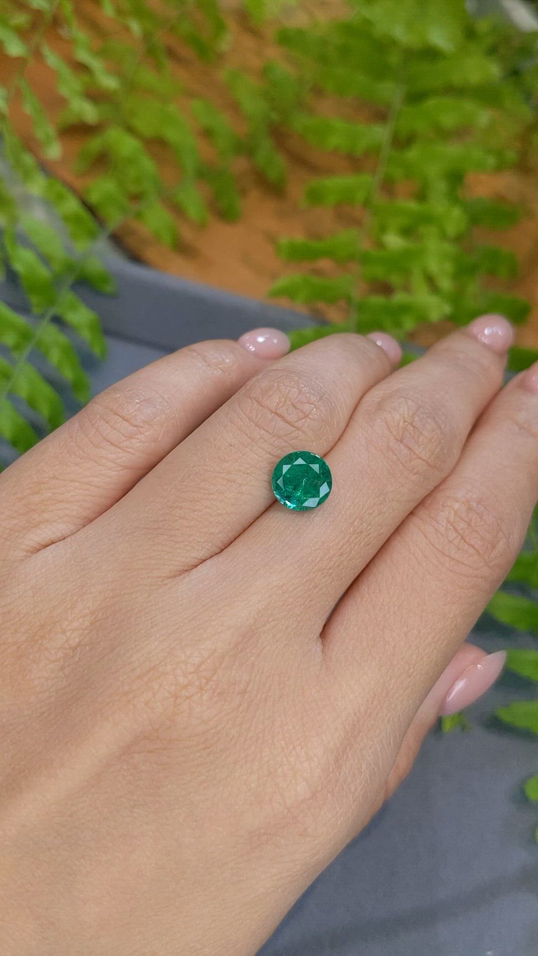 2.40 Ct. Emerald from Zambia Size Video