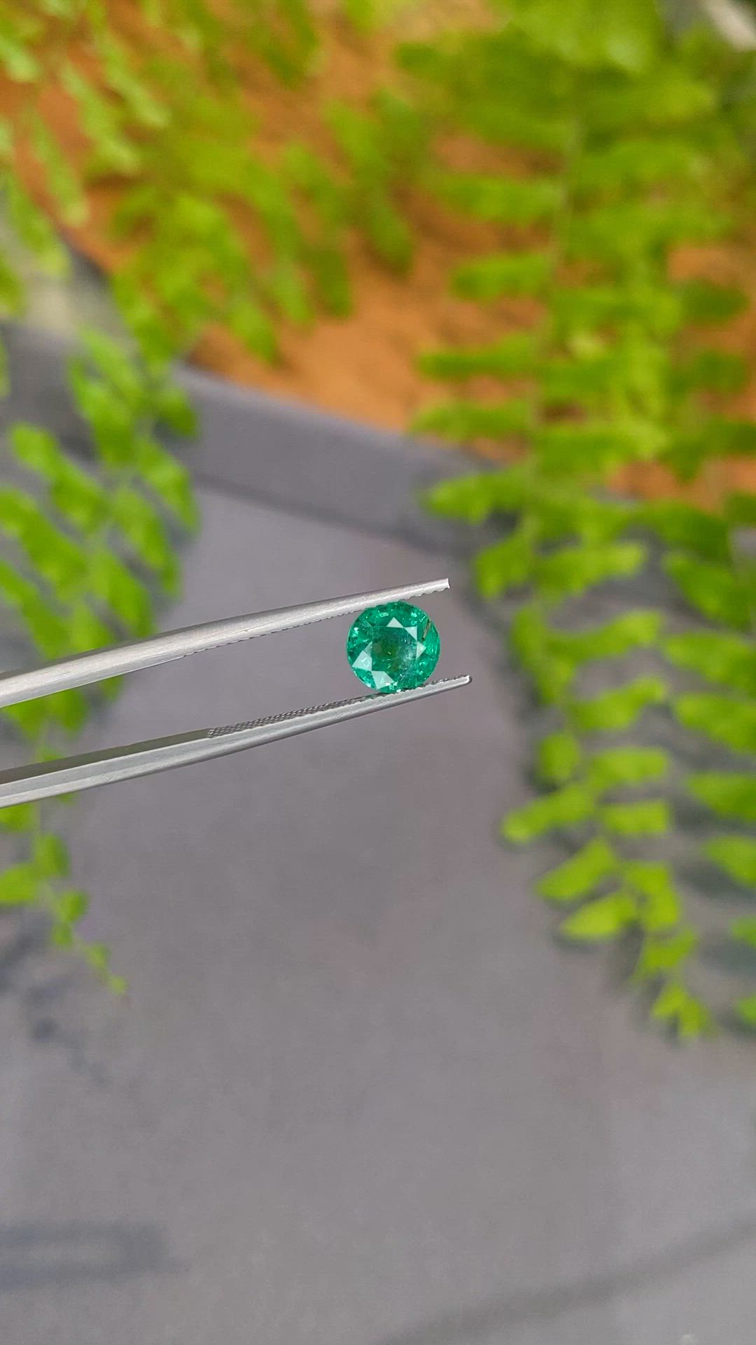 1.37 Ct. Emerald from Zambia Size Video