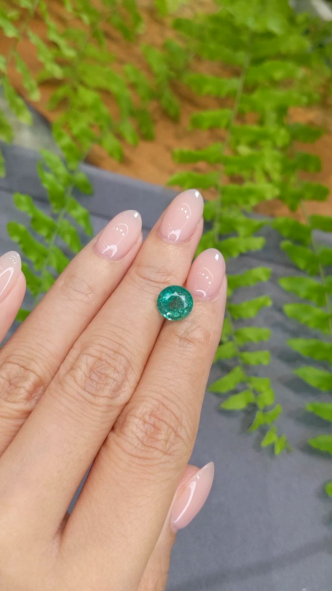 2.47 Ct. Emerald from Zambia Size Video