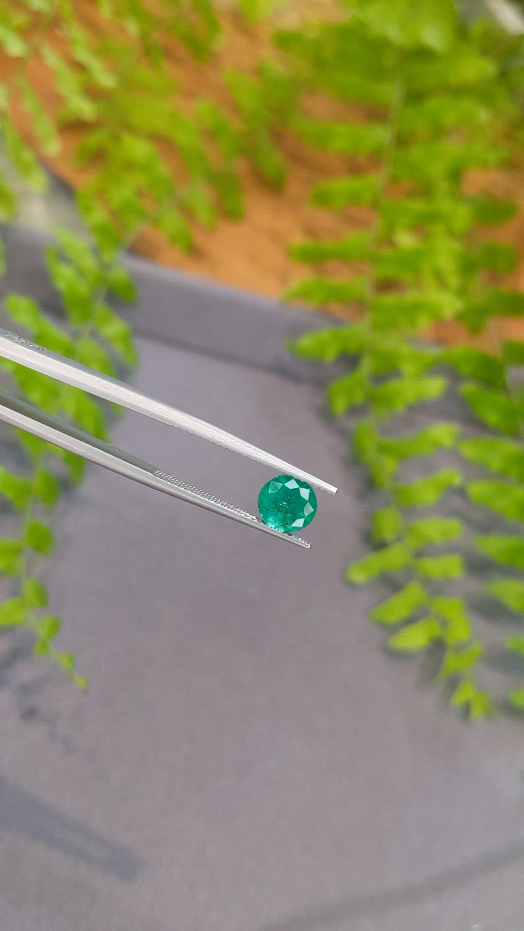 1.28 Ct. Emerald from Zambia Size Video