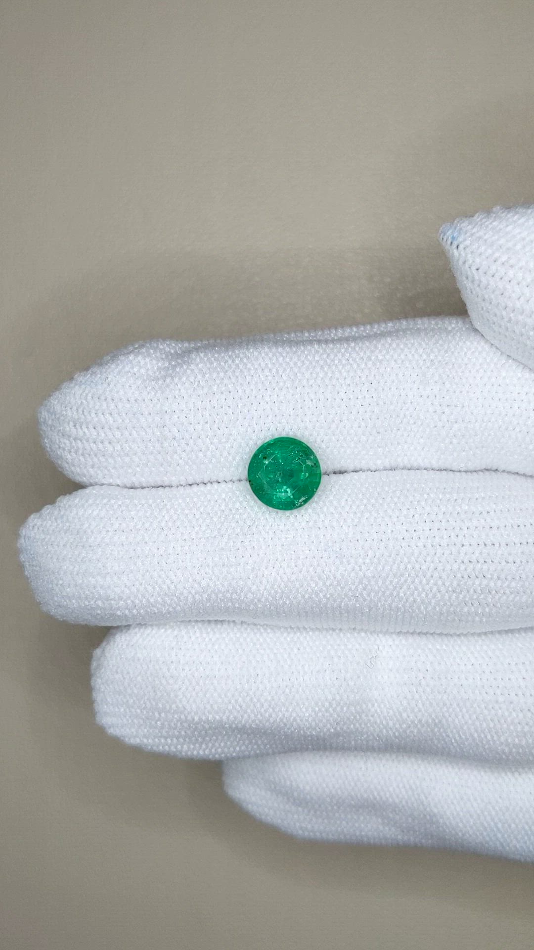 1.66 Ct. Emerald from Zambia Size Video
