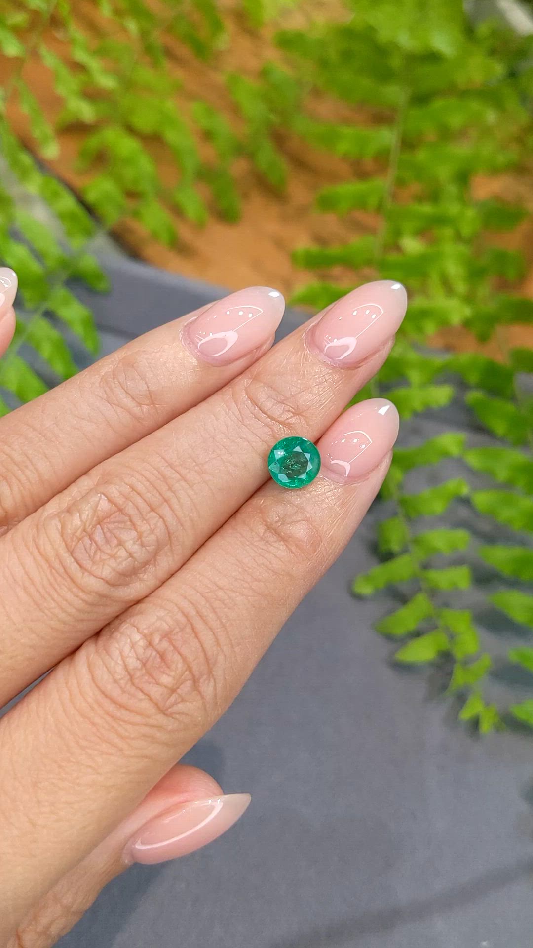 1.27 Ct. Emerald from Zambia Size Video