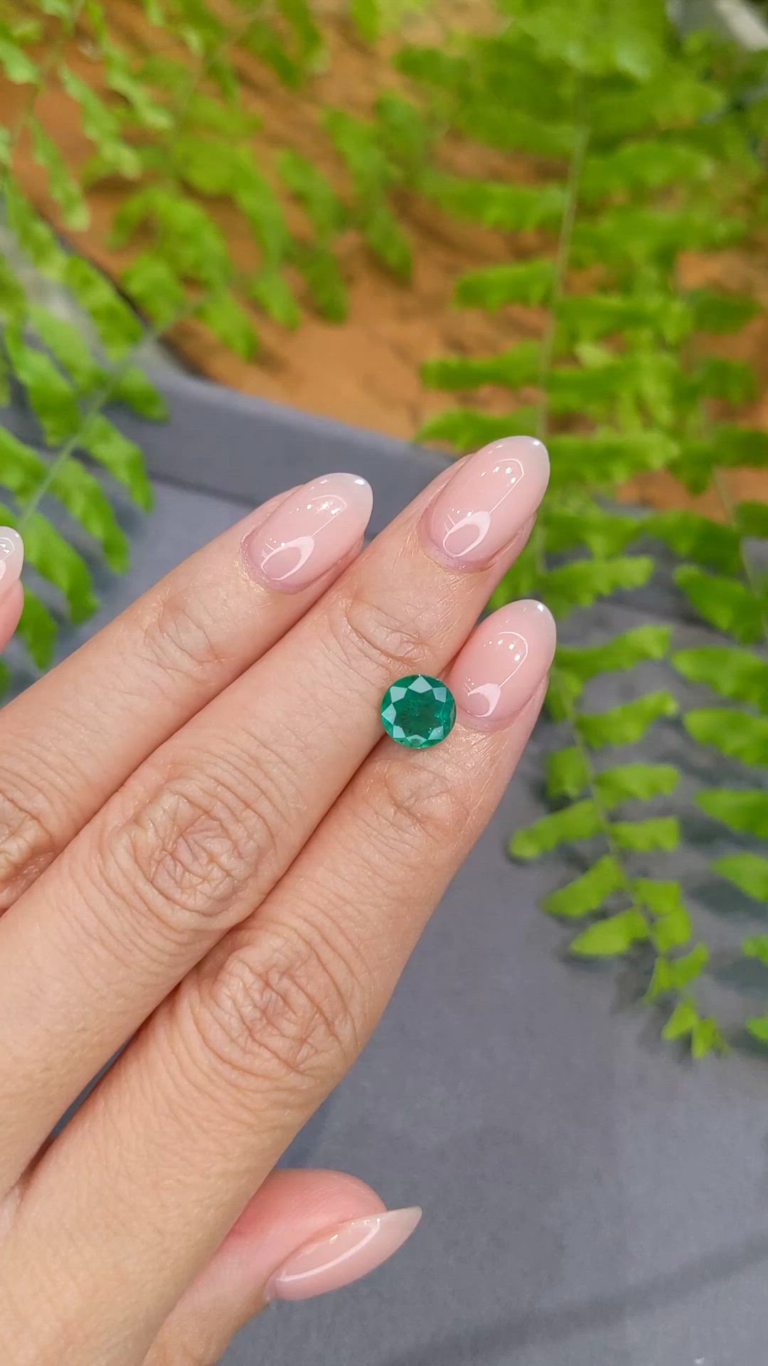 1.37 Ct. Emerald from Zambia Size Video